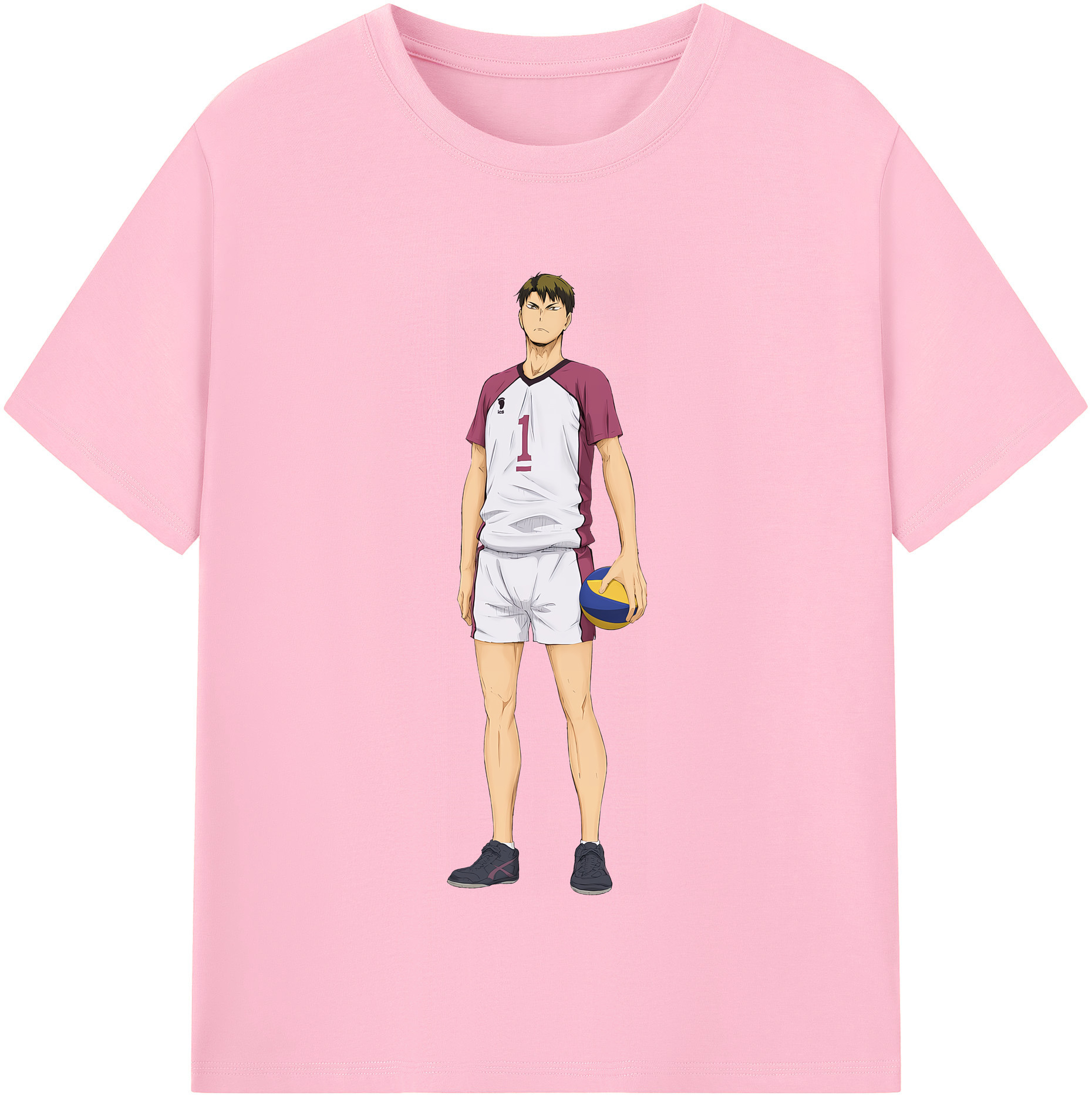 （画像用） ハイキュー!! Haikyu!! 綿100％半袖Tシャツ（フロントプリント）