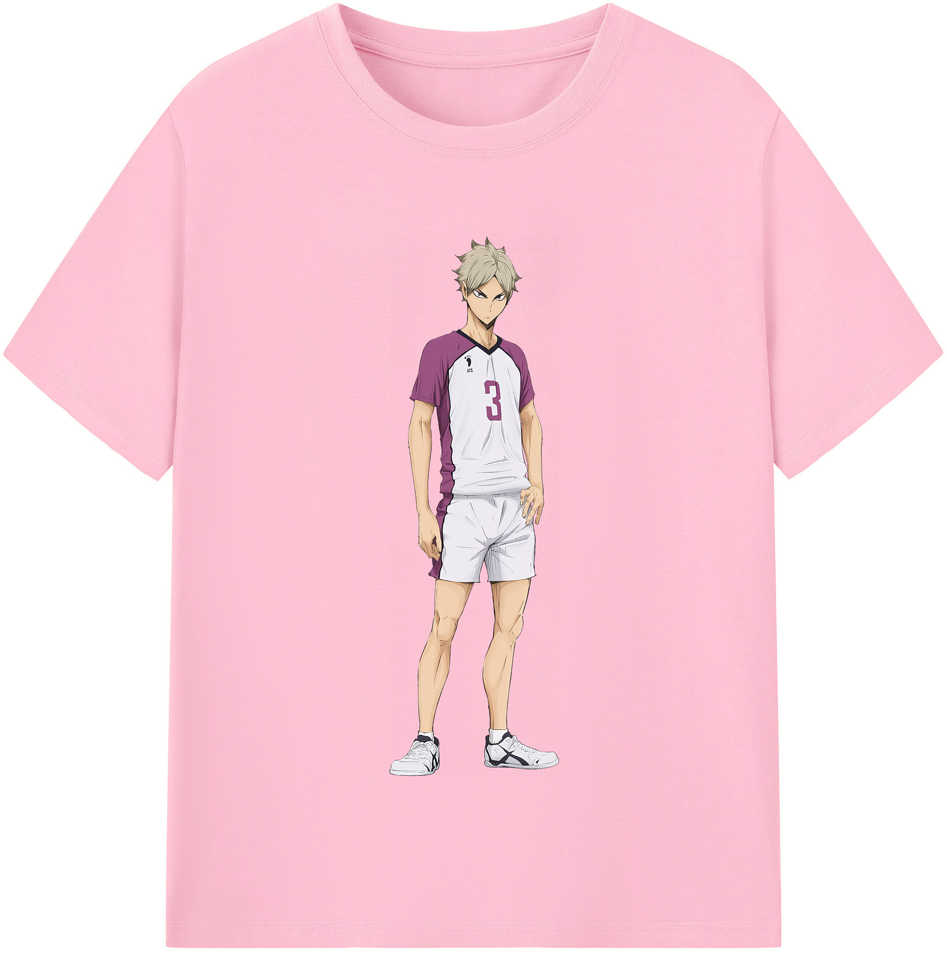 （画像用） ハイキュー!! Haikyu!! 綿100％半袖Tシャツ（フロントプリント）