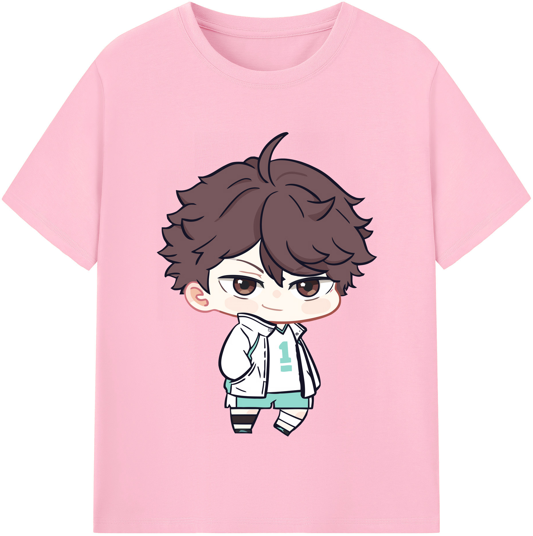 （画像用） ハイキュー!! Haikyu!! 綿100％半袖Tシャツ（フロントプリント）