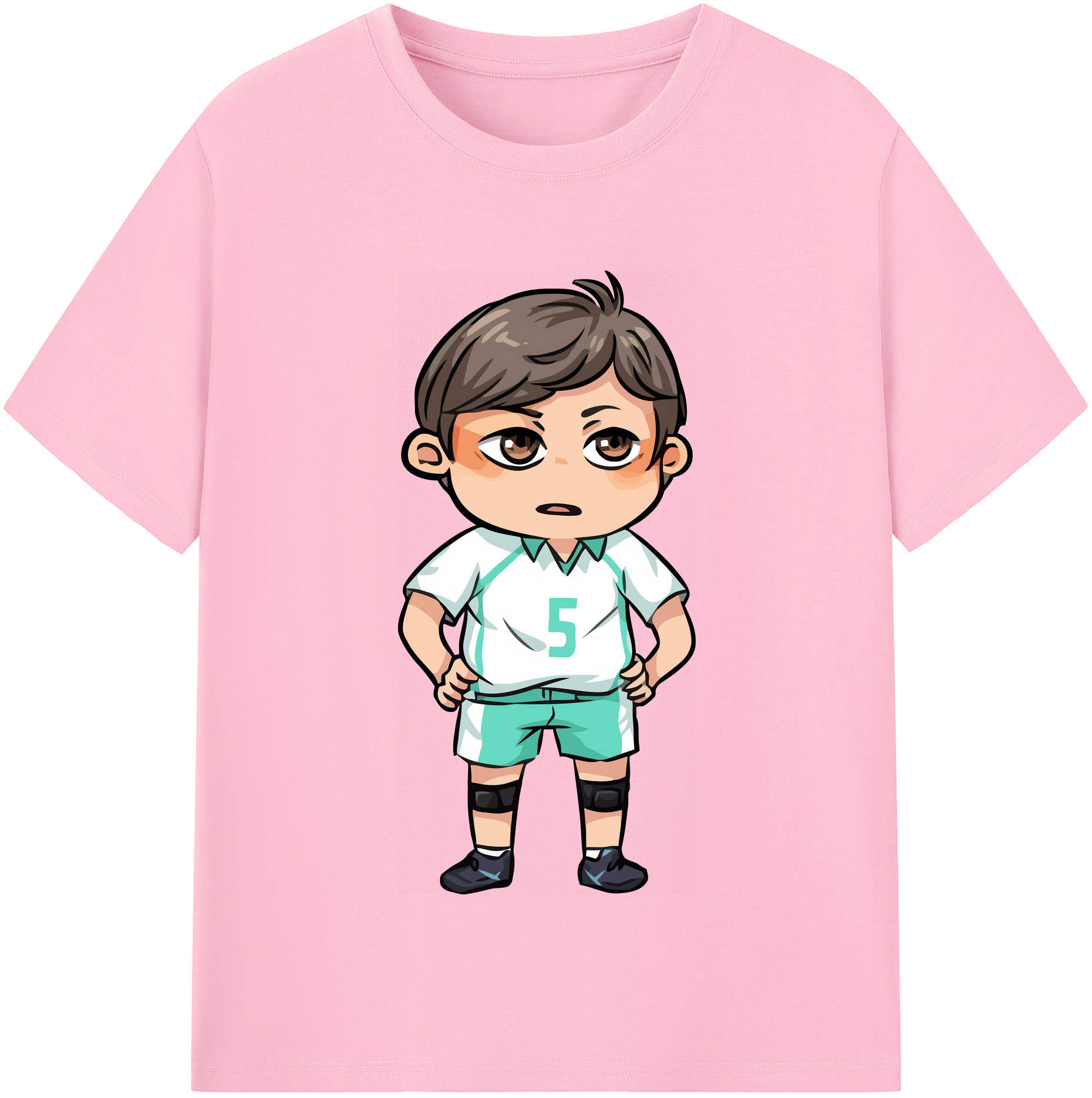 （画像用） ハイキュー!! Haikyu!! 綿100％半袖Tシャツ（フロントプリント）