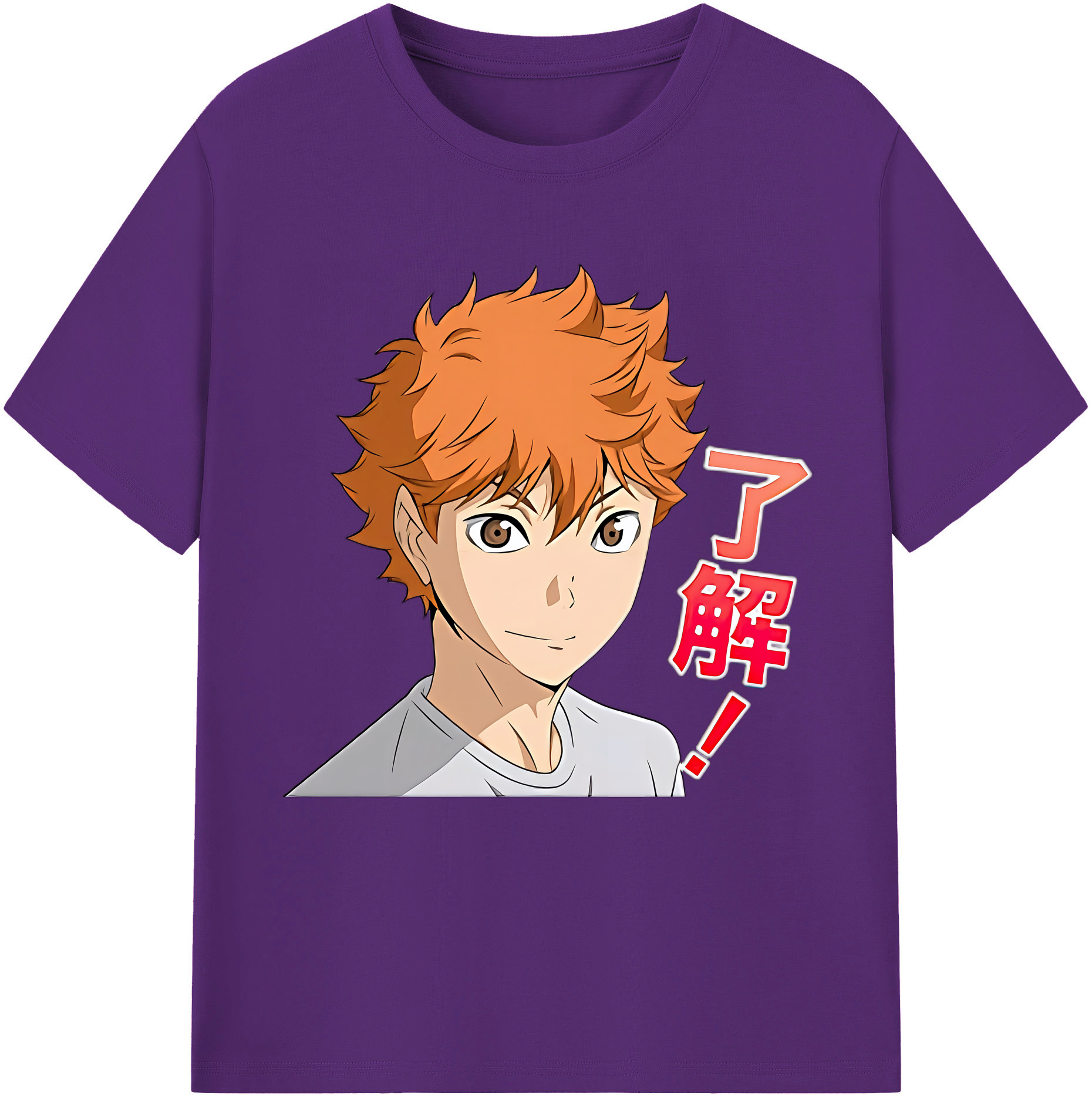 （画像用） ハイキュー!! Haikyu!! 綿100％半袖Tシャツ（フロントプリント）
