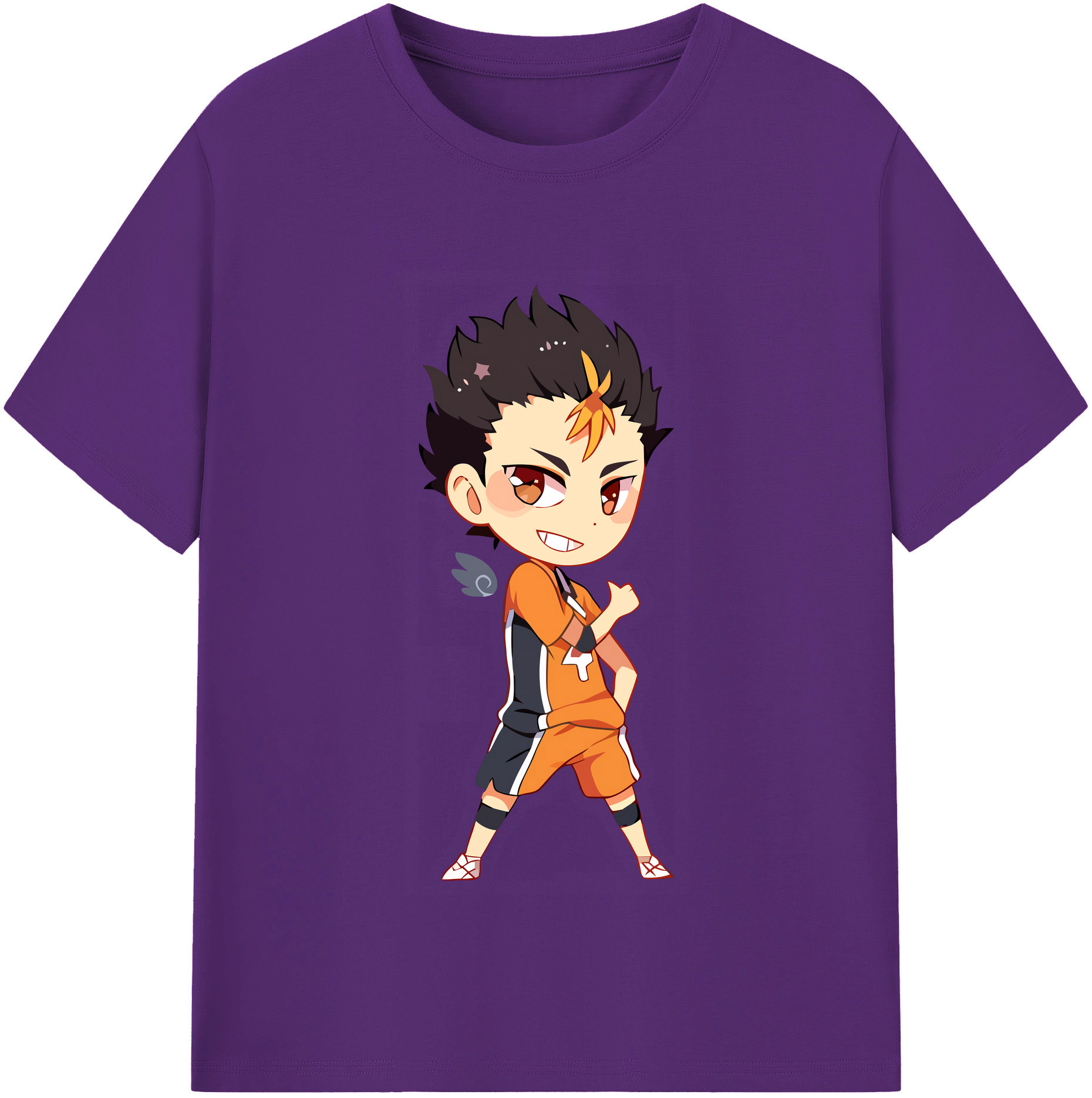 （画像用） ハイキュー!! Haikyu!! 綿100％半袖Tシャツ（フロントプリント）