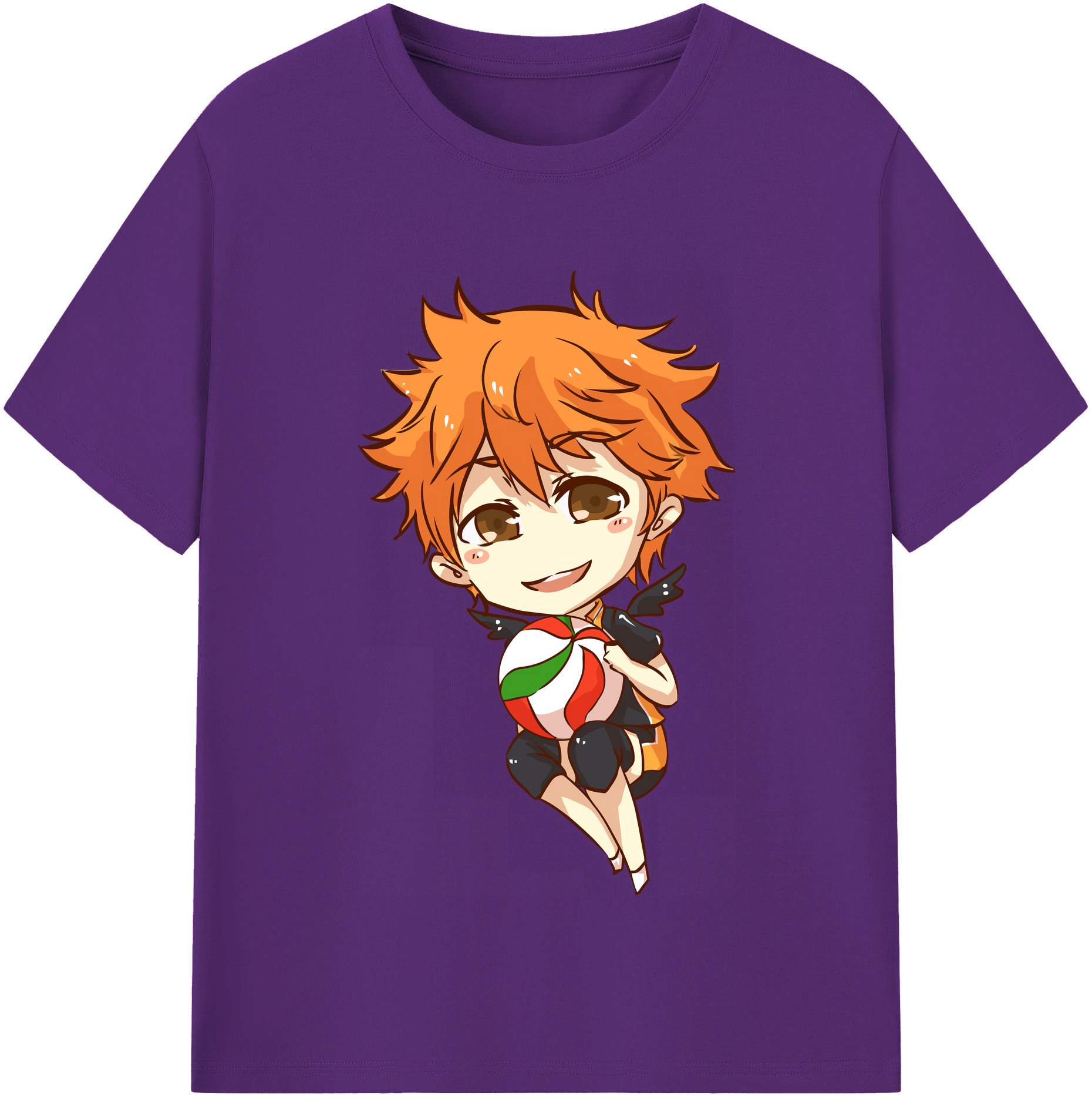 （画像用） ハイキュー!! Haikyu!! 綿100％半袖Tシャツ（フロントプリント）