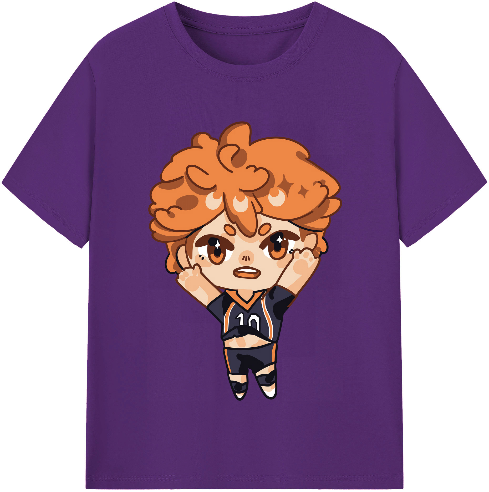 （画像用） ハイキュー!! Haikyu!! 綿100％半袖Tシャツ（フロントプリント）