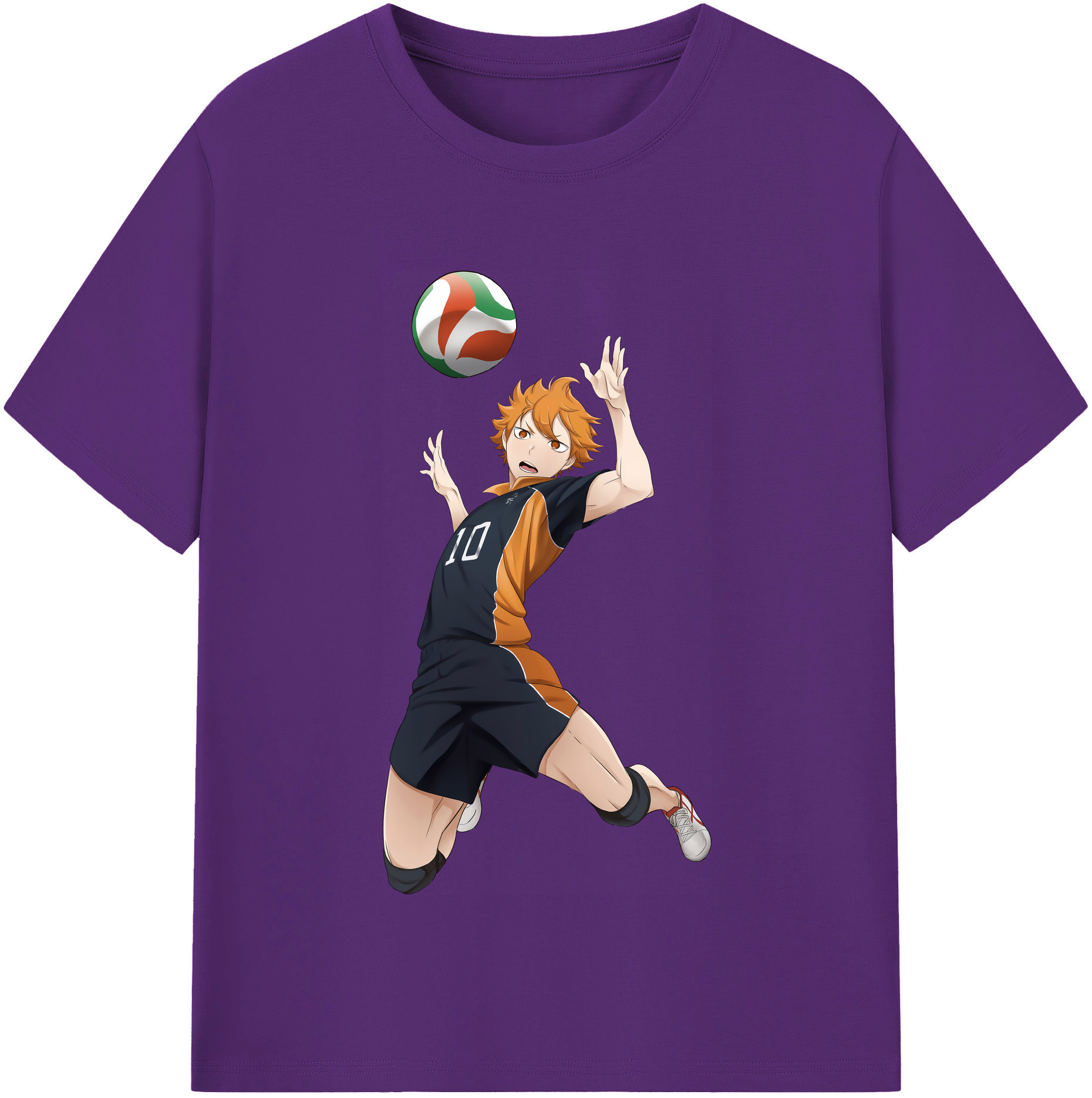 （画像用） ハイキュー!! Haikyu!! 綿100％半袖Tシャツ（フロントプリント）