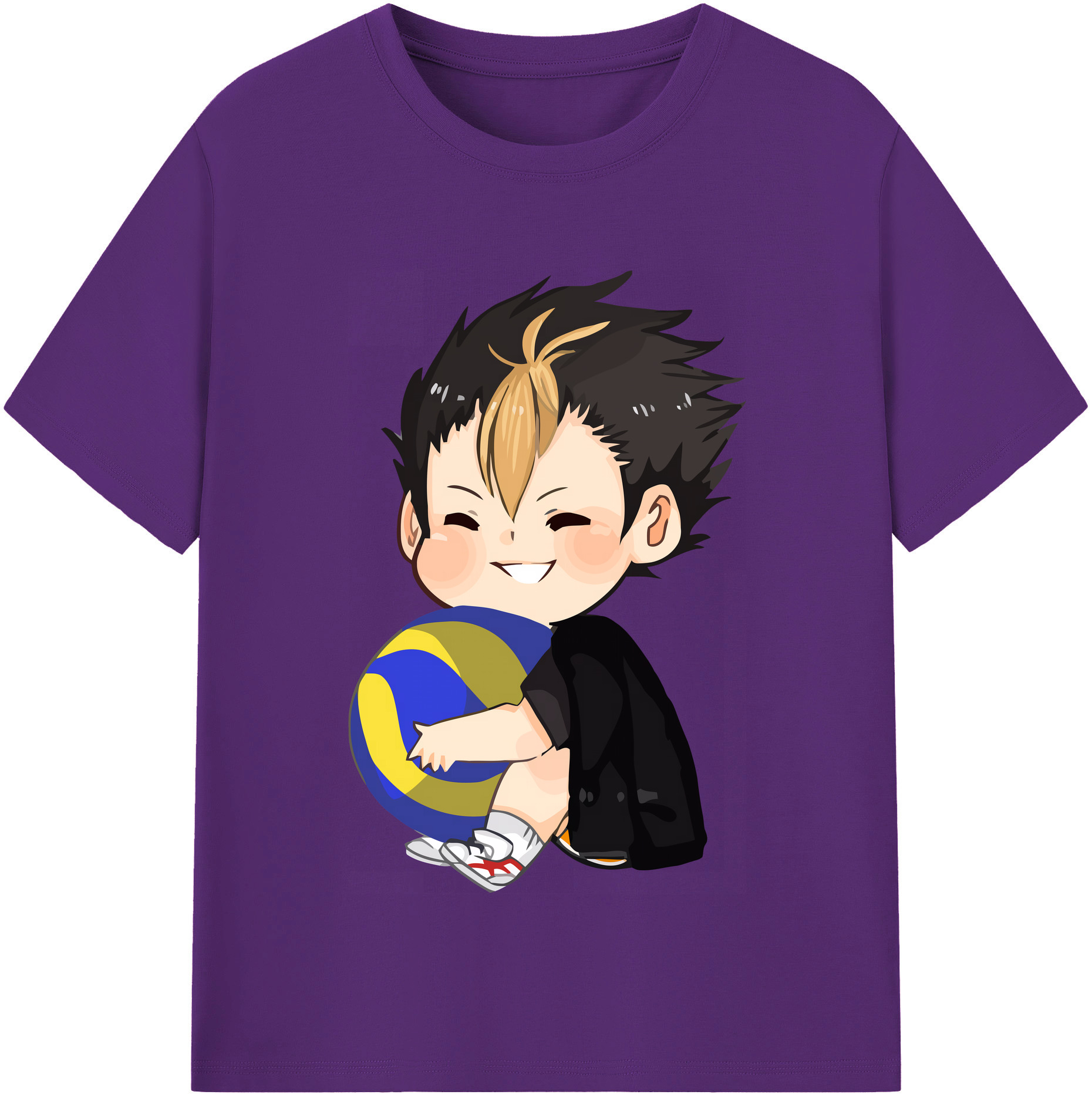 （画像用） ハイキュー!! Haikyu!! 綿100％半袖Tシャツ（フロントプリント）