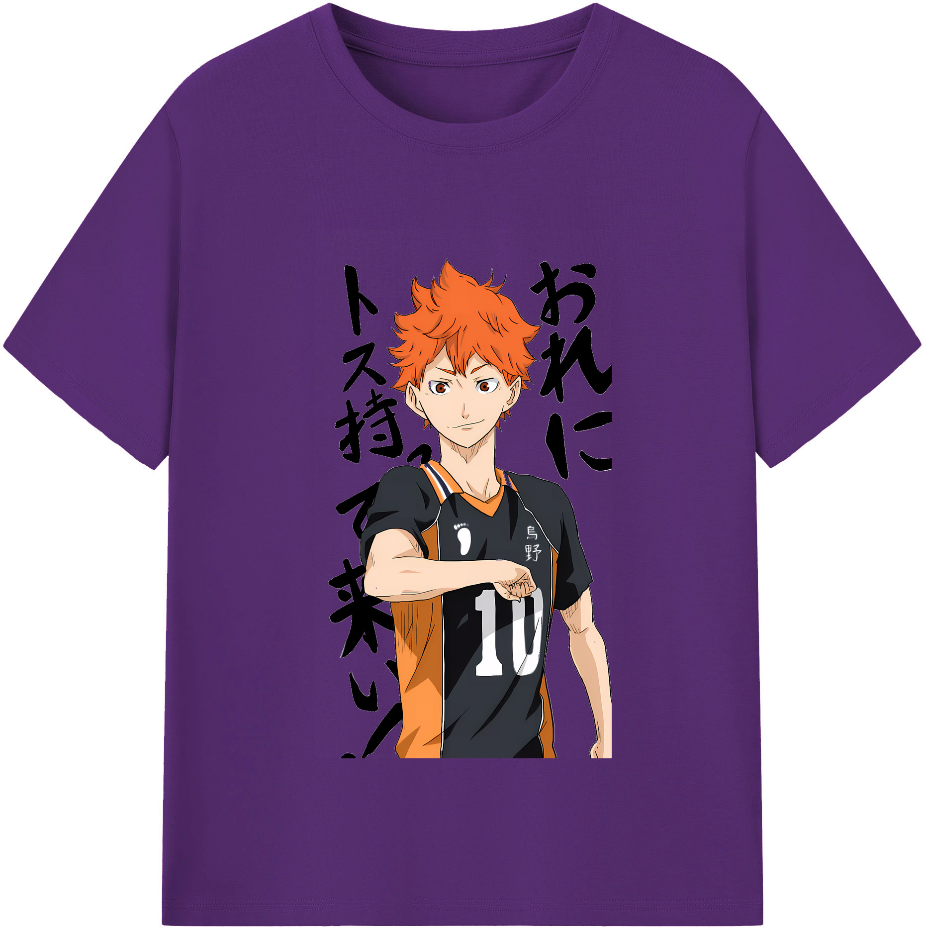 （画像用） ハイキュー!! Haikyu!! 綿100％半袖Tシャツ（フロントプリント）