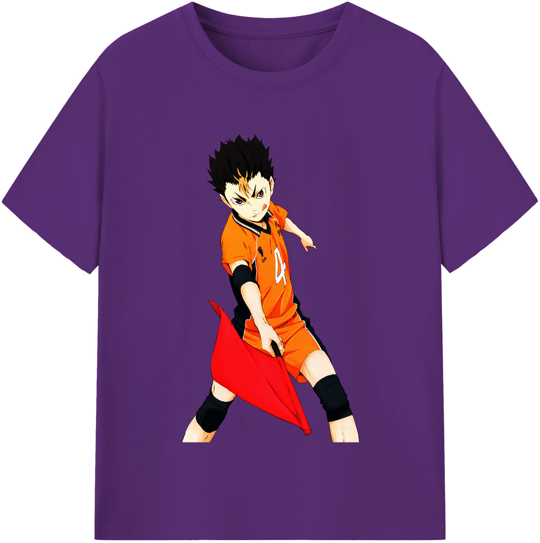 （画像用） ハイキュー!! Haikyu!! 綿100％半袖Tシャツ（フロントプリント）