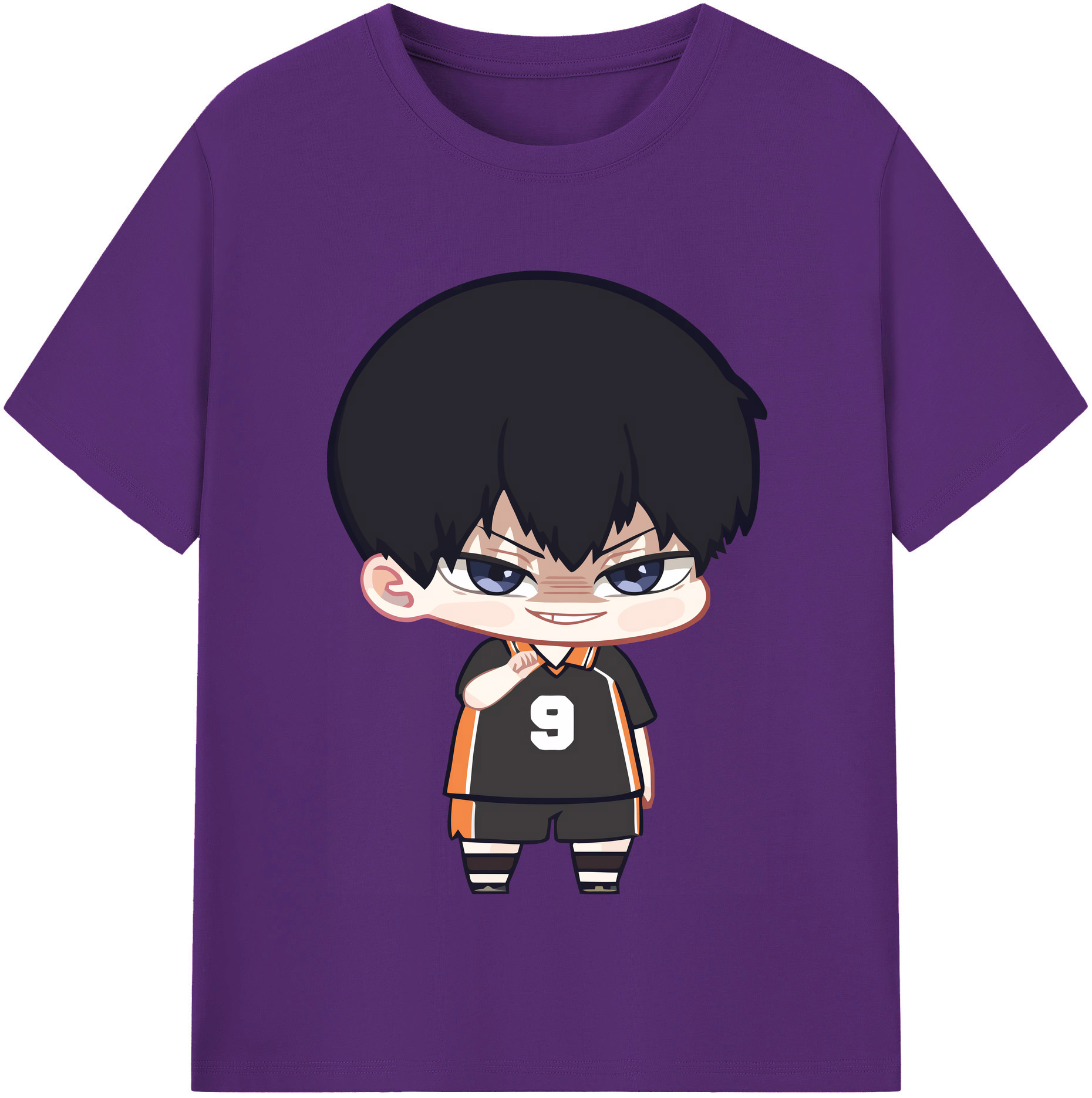 （画像用） ハイキュー!! Haikyu!! 綿100％半袖Tシャツ（フロントプリント）