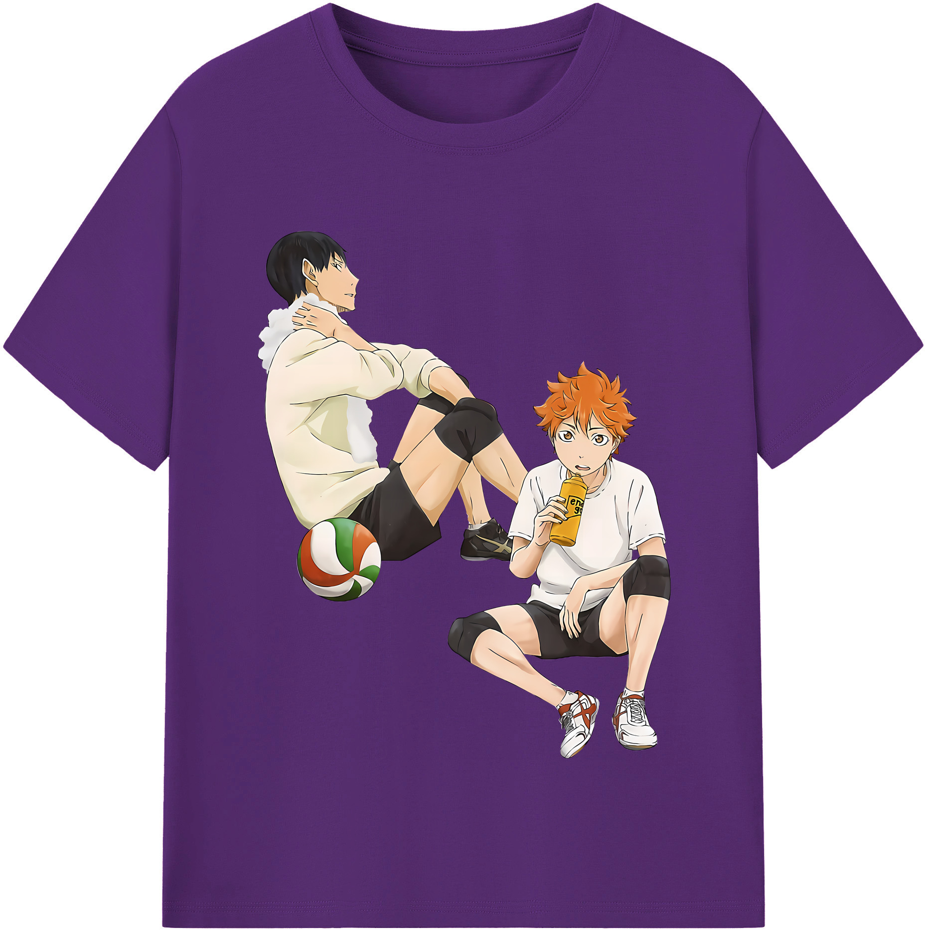 （画像用） ハイキュー!! Haikyu!! 綿100％半袖Tシャツ（フロントプリント）