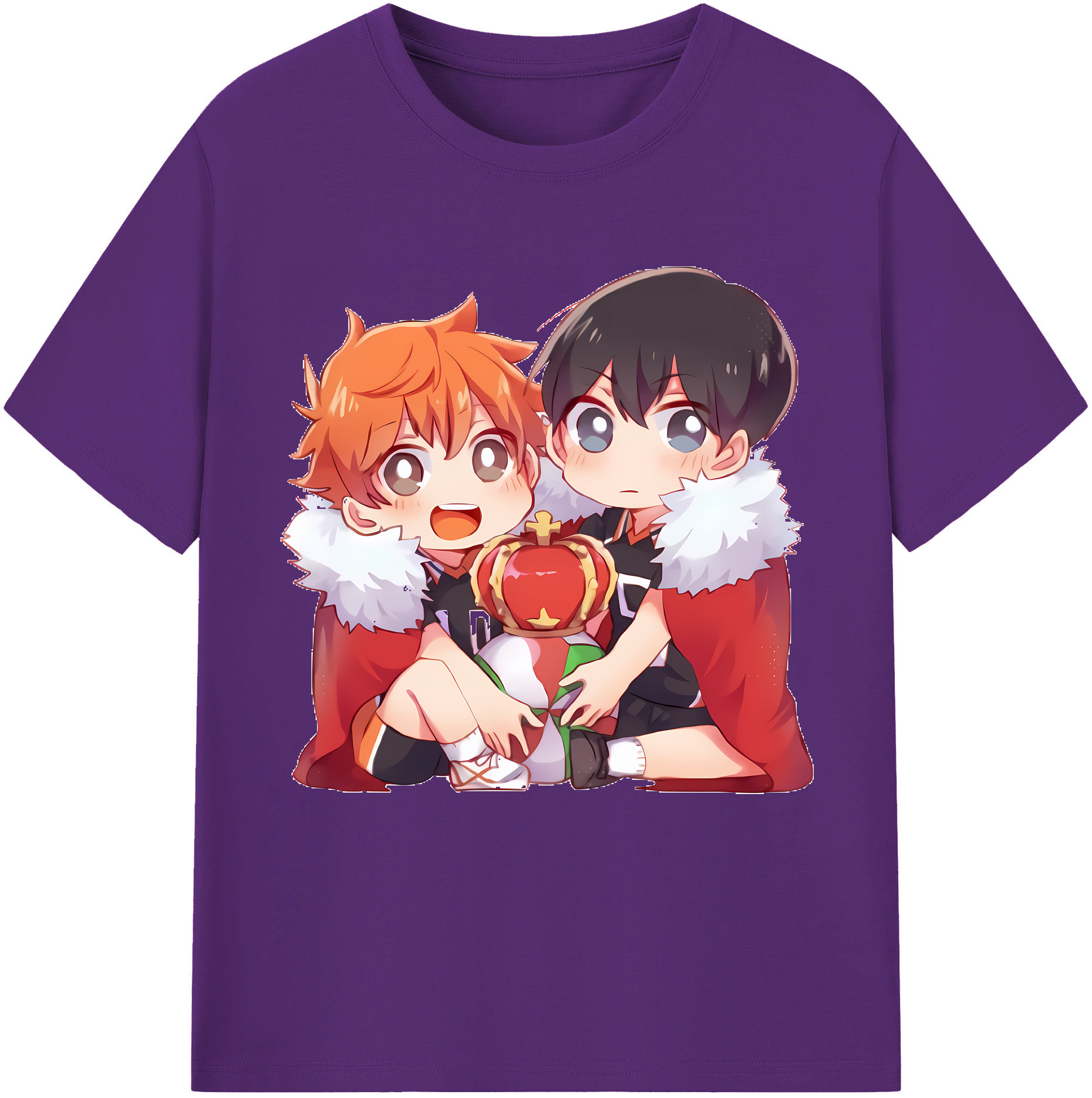 （画像用） ハイキュー!! Haikyu!! 綿100％半袖Tシャツ（フロントプリント）