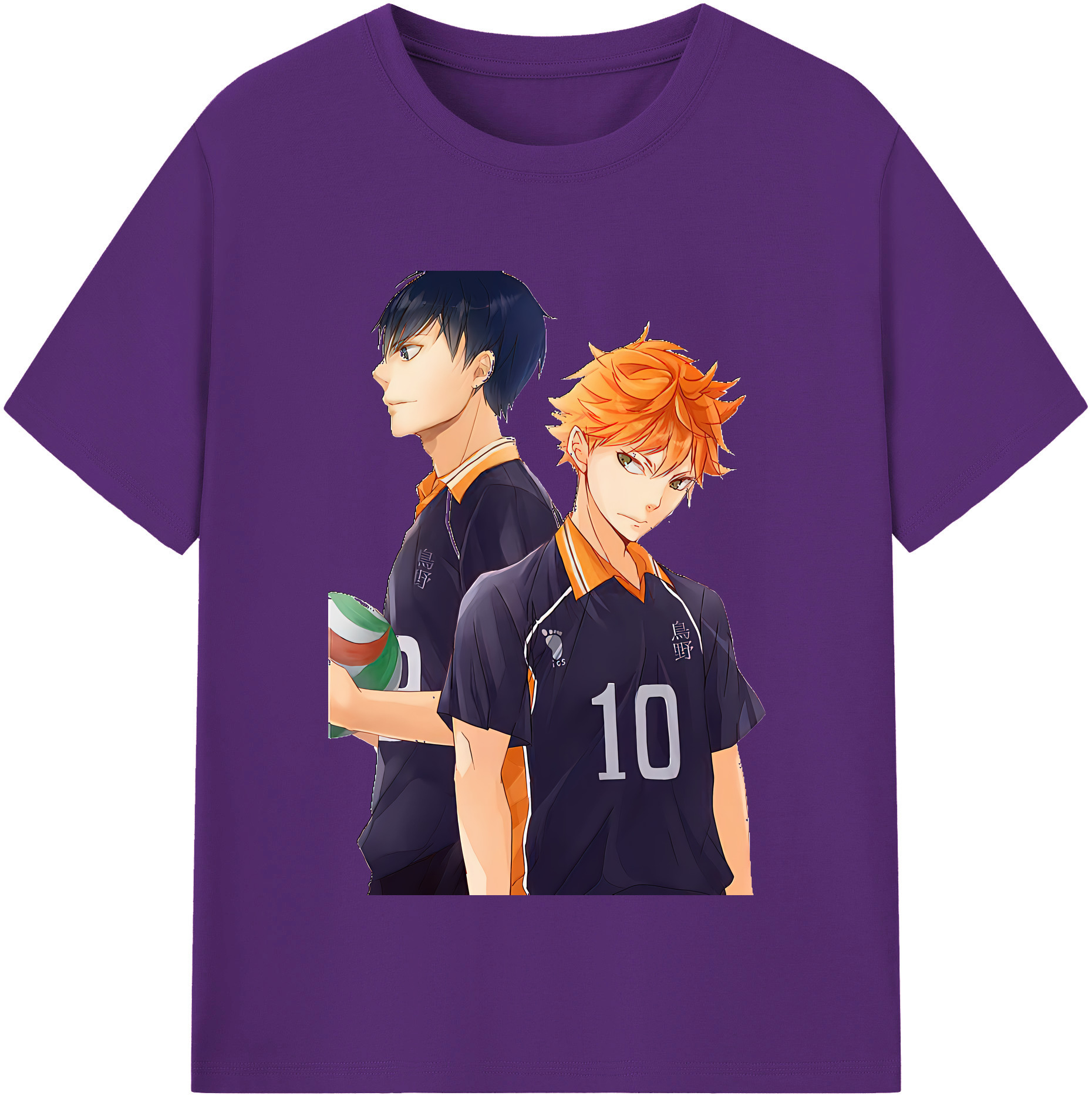 （画像用） ハイキュー!! Haikyu!! 綿100％半袖Tシャツ（フロントプリント）