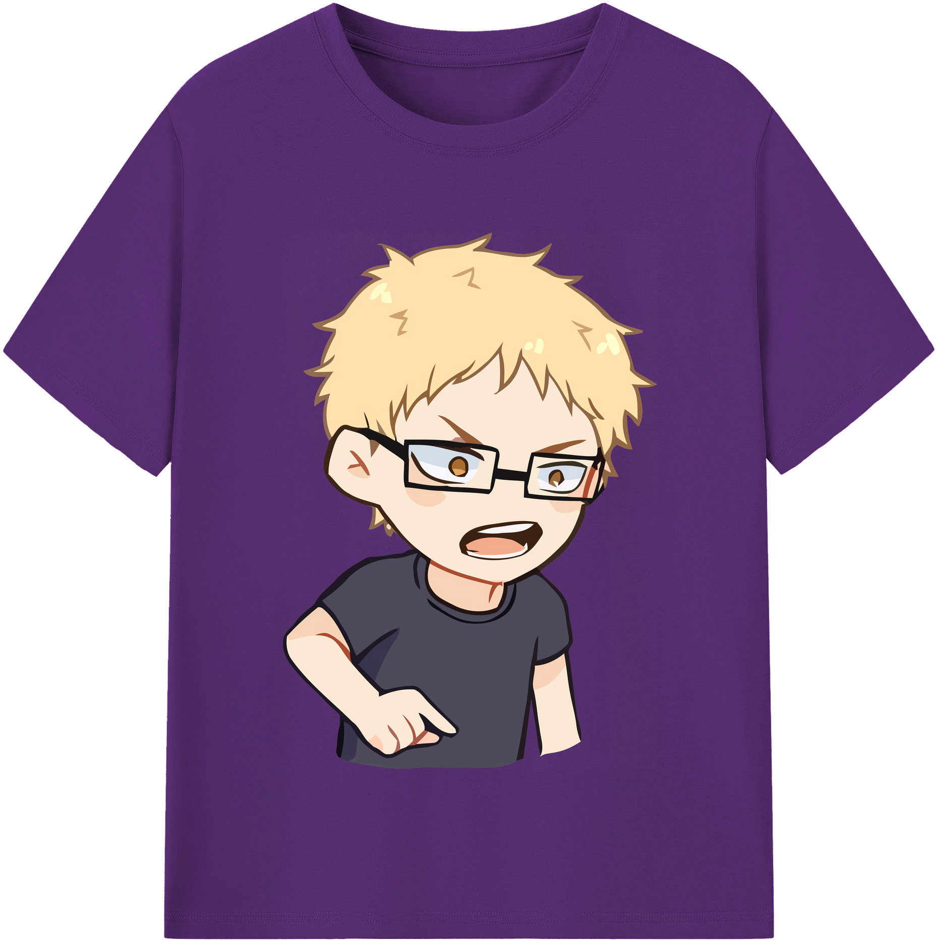 （画像用） ハイキュー!! Haikyu!! 綿100％半袖Tシャツ（フロントプリント）