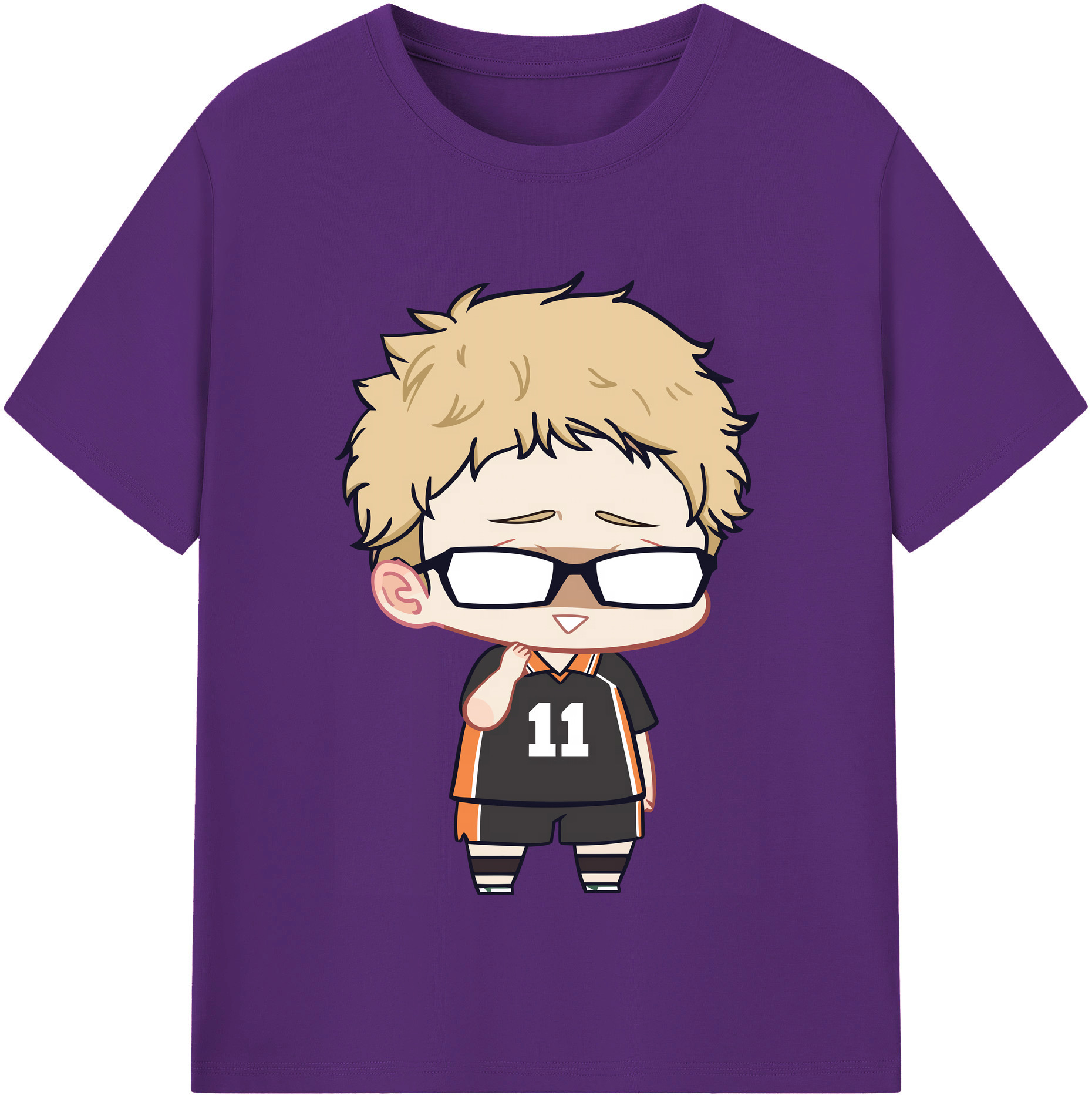 （画像用） ハイキュー!! Haikyu!! 綿100％半袖Tシャツ（フロントプリント）