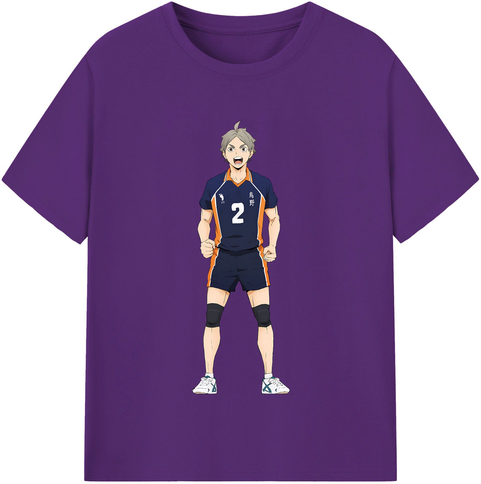 （画像用） ハイキュー!! Haikyu!! 綿100％半袖Tシャツ（フロントプリント）
