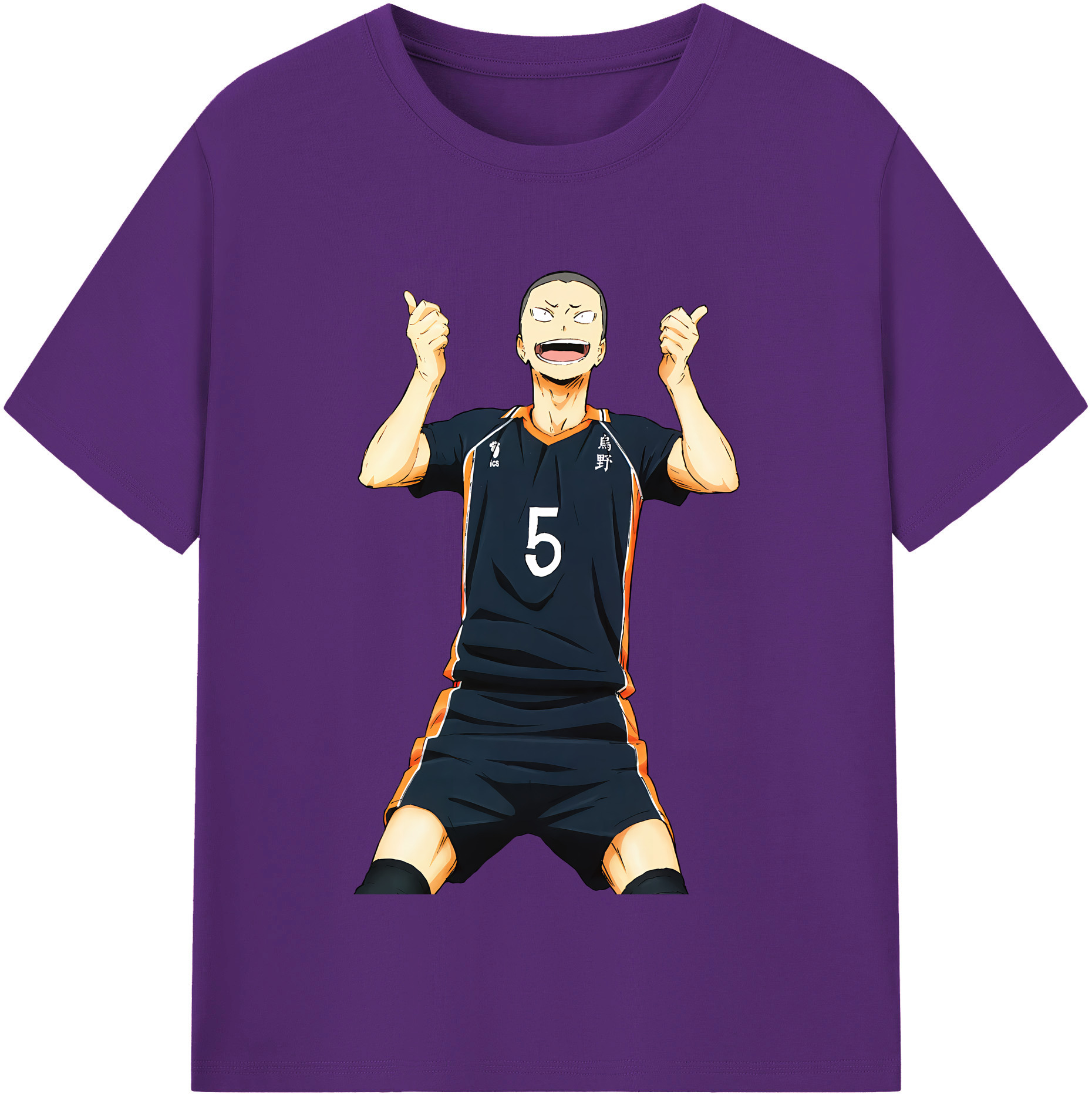 （画像用） ハイキュー!! Haikyu!! 綿100％半袖Tシャツ（フロントプリント）