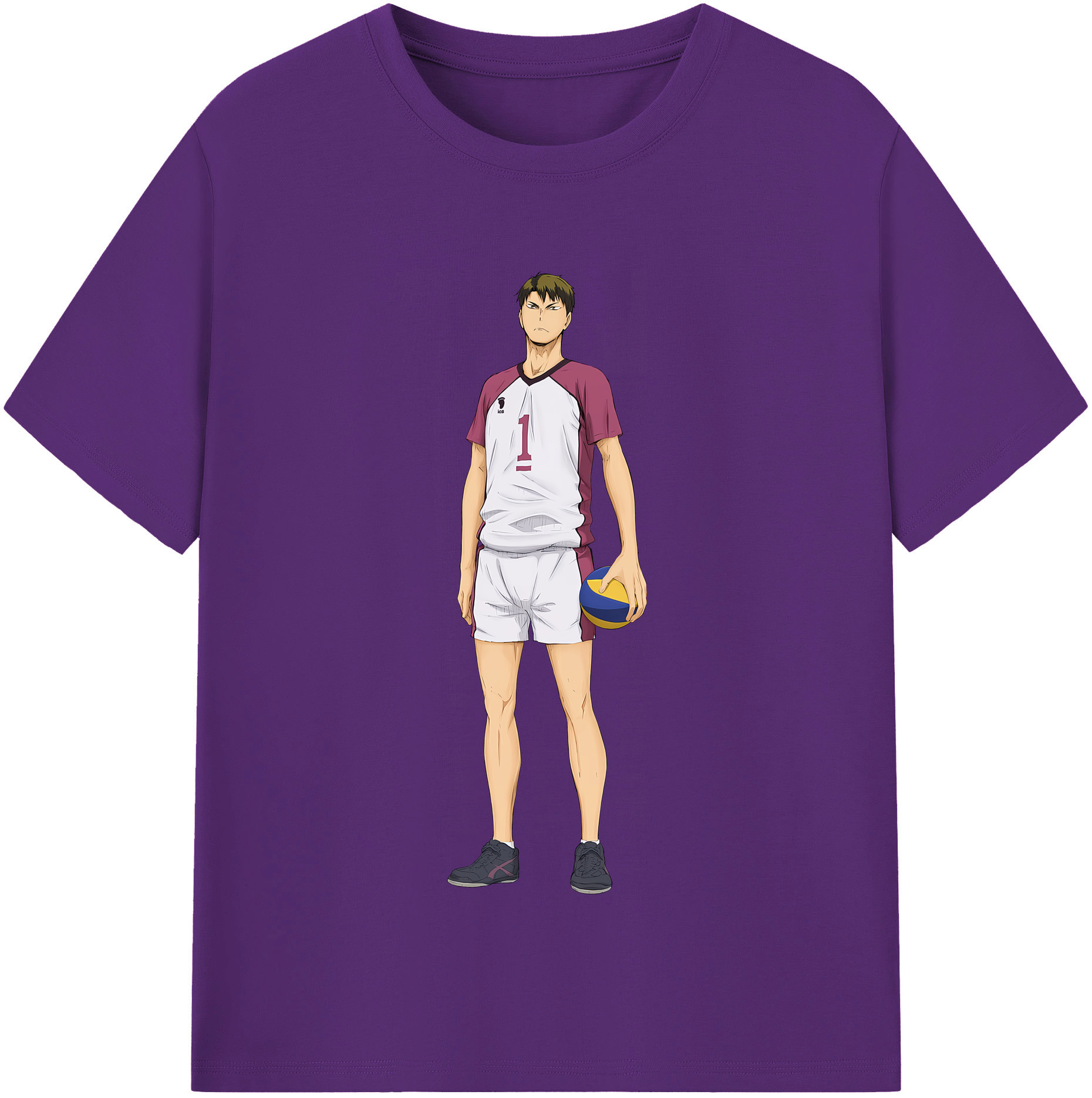 （画像用） ハイキュー!! Haikyu!! 綿100％半袖Tシャツ（フロントプリント）