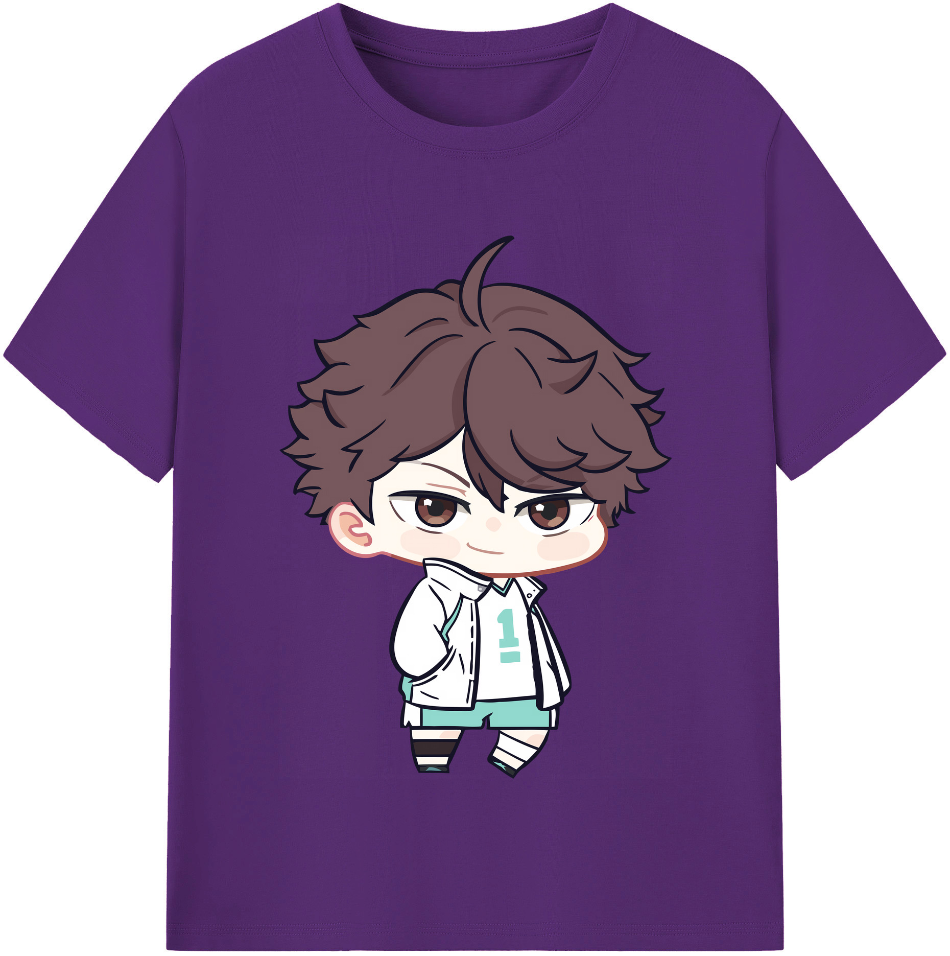 （画像用） ハイキュー!! Haikyu!! 綿100％半袖Tシャツ（フロントプリント）