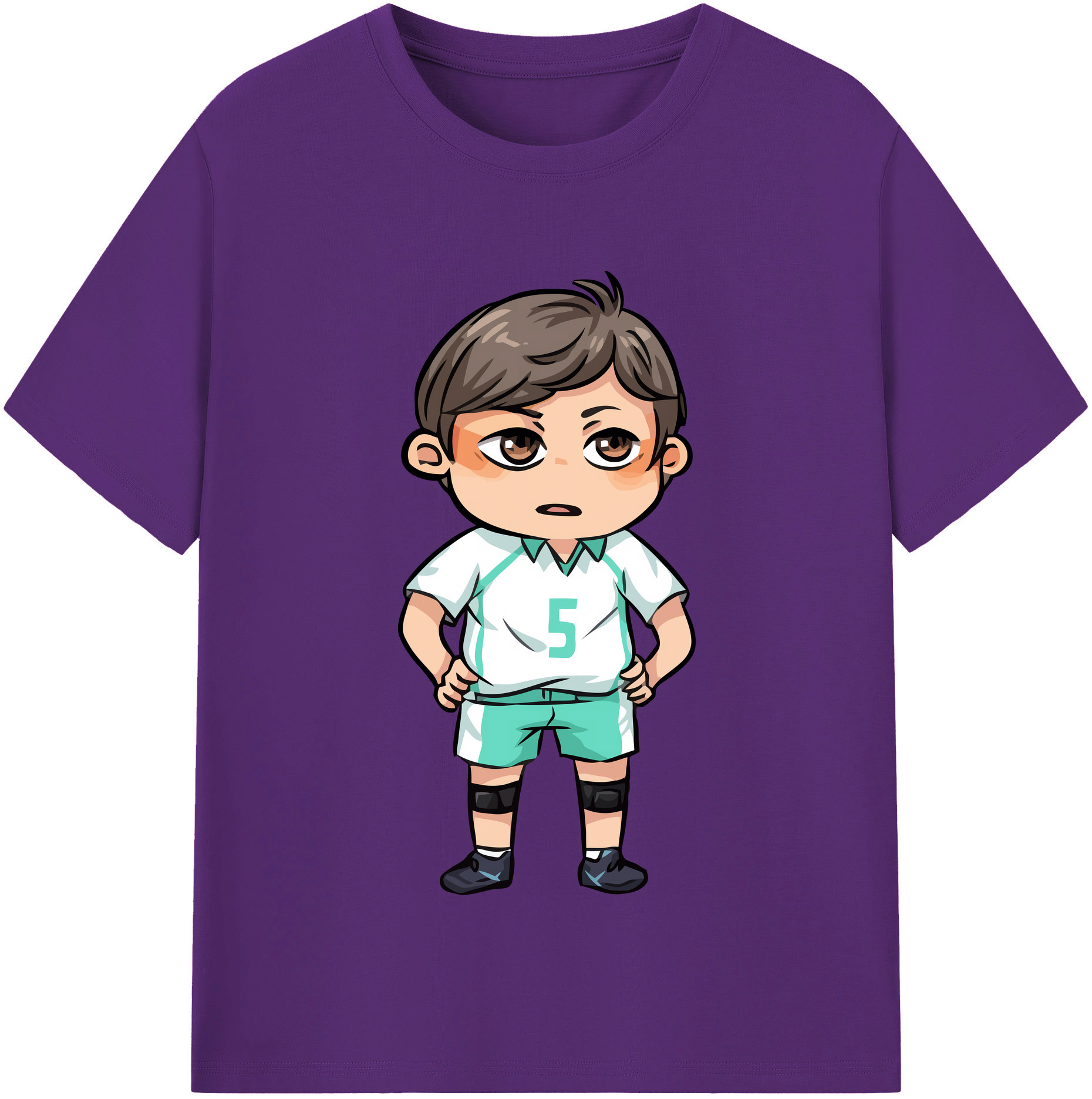 （画像用） ハイキュー!! Haikyu!! 綿100％半袖Tシャツ（フロントプリント）