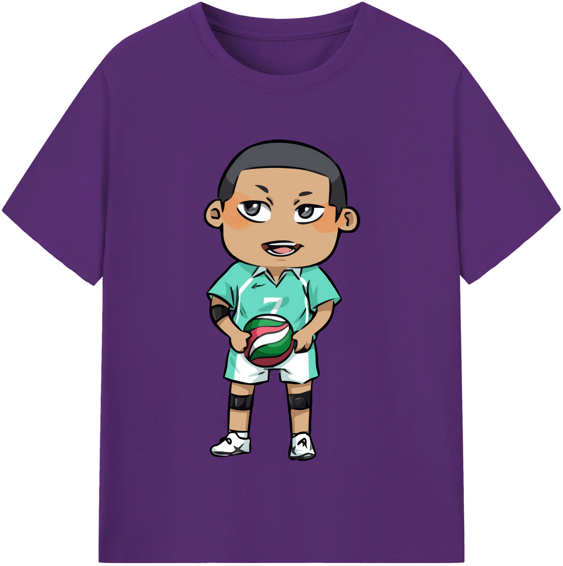 （画像用） ハイキュー!! Haikyu!! 綿100％半袖Tシャツ（フロントプリント）