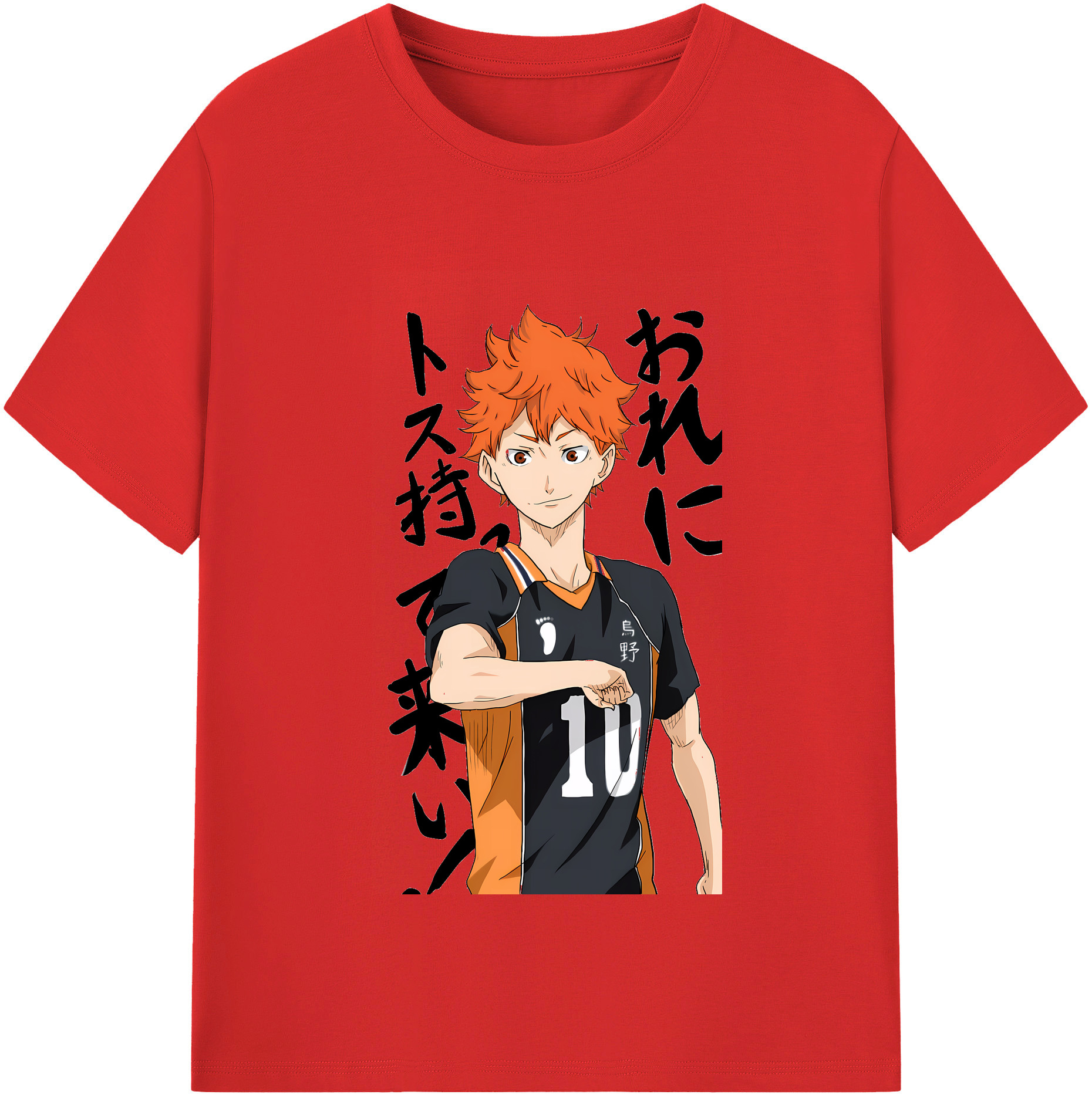 （画像用） ハイキュー!! Haikyu!! 綿100％半袖Tシャツ（フロントプリント）