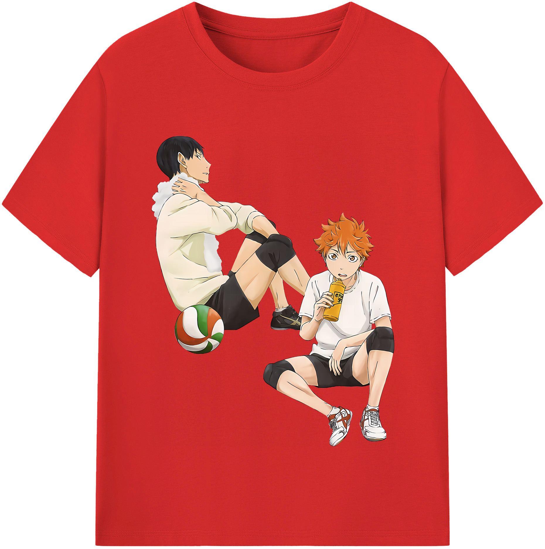 （画像用） ハイキュー!! Haikyu!! 綿100％半袖Tシャツ（フロントプリント）