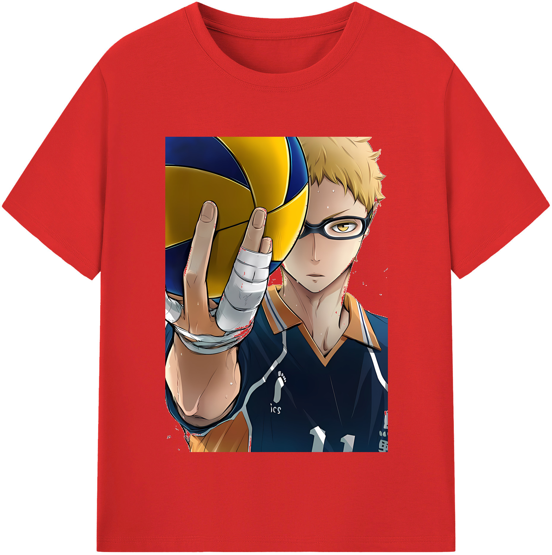 （画像用） ハイキュー!! Haikyu!! 綿100％半袖Tシャツ（フロントプリント）