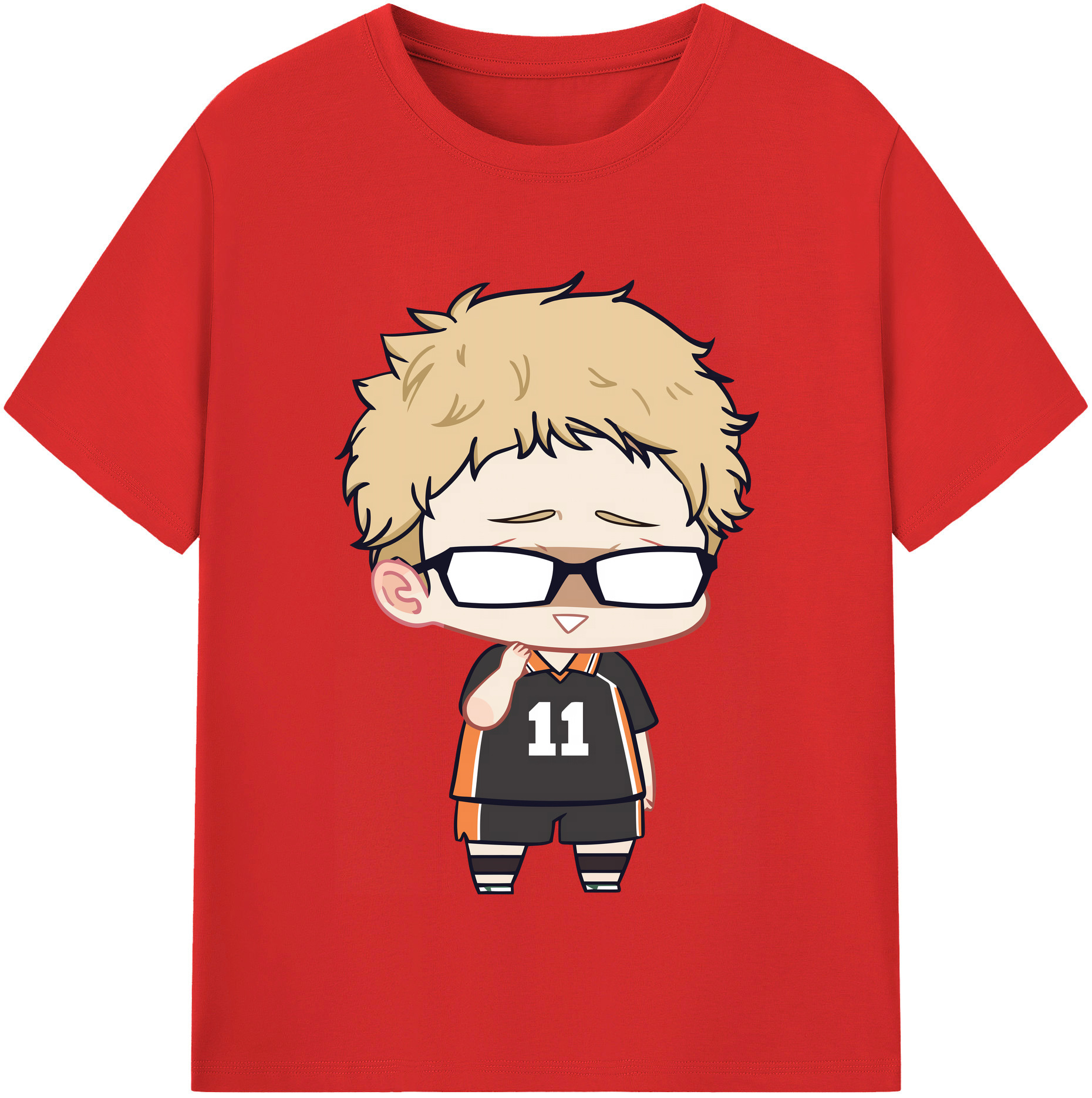 （画像用） ハイキュー!! Haikyu!! 綿100％半袖Tシャツ（フロントプリント）