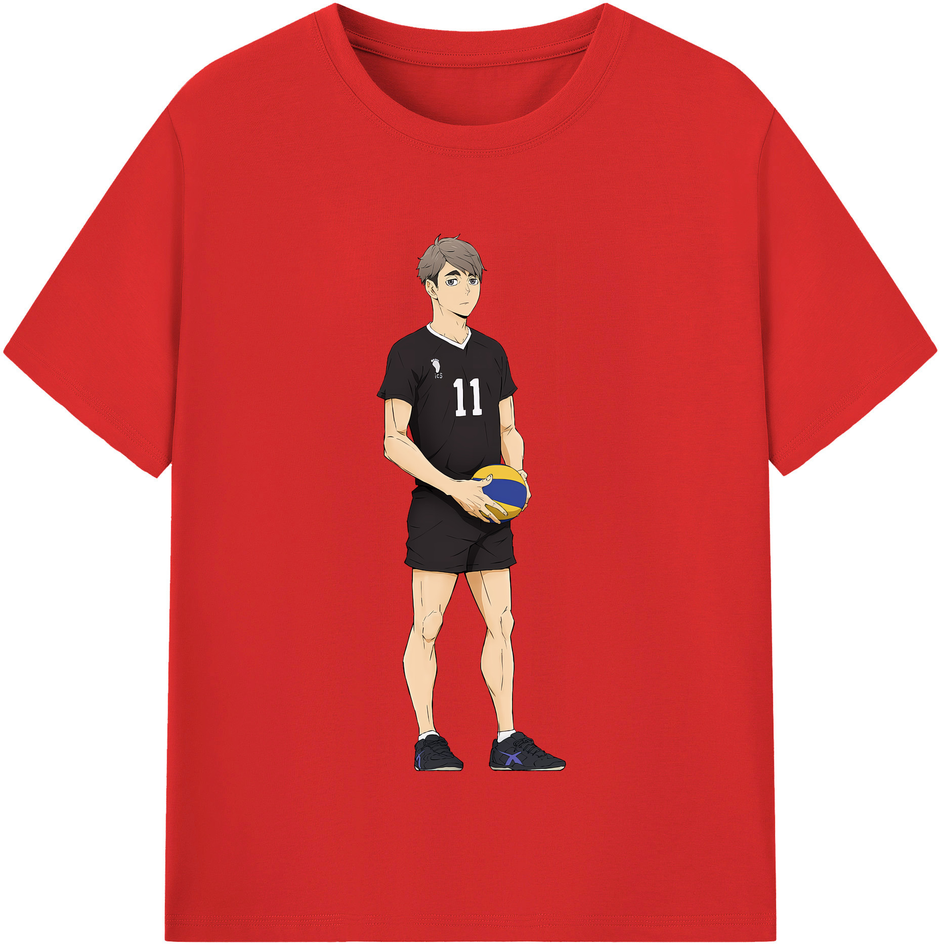 （画像用） ハイキュー!! Haikyu!! 綿100％半袖Tシャツ（フロントプリント）