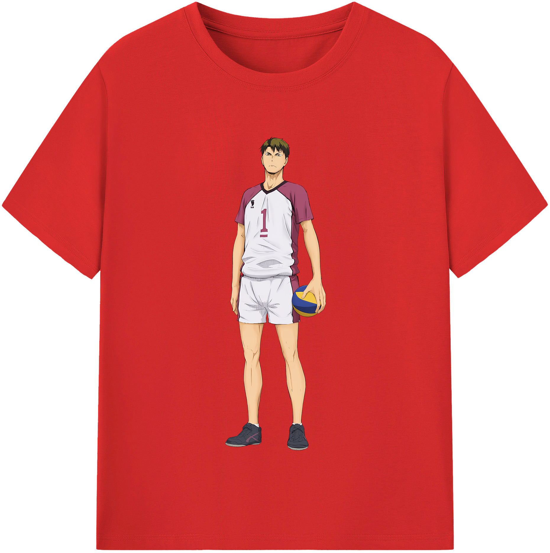 （画像用） ハイキュー!! Haikyu!! 綿100％半袖Tシャツ（フロントプリント）