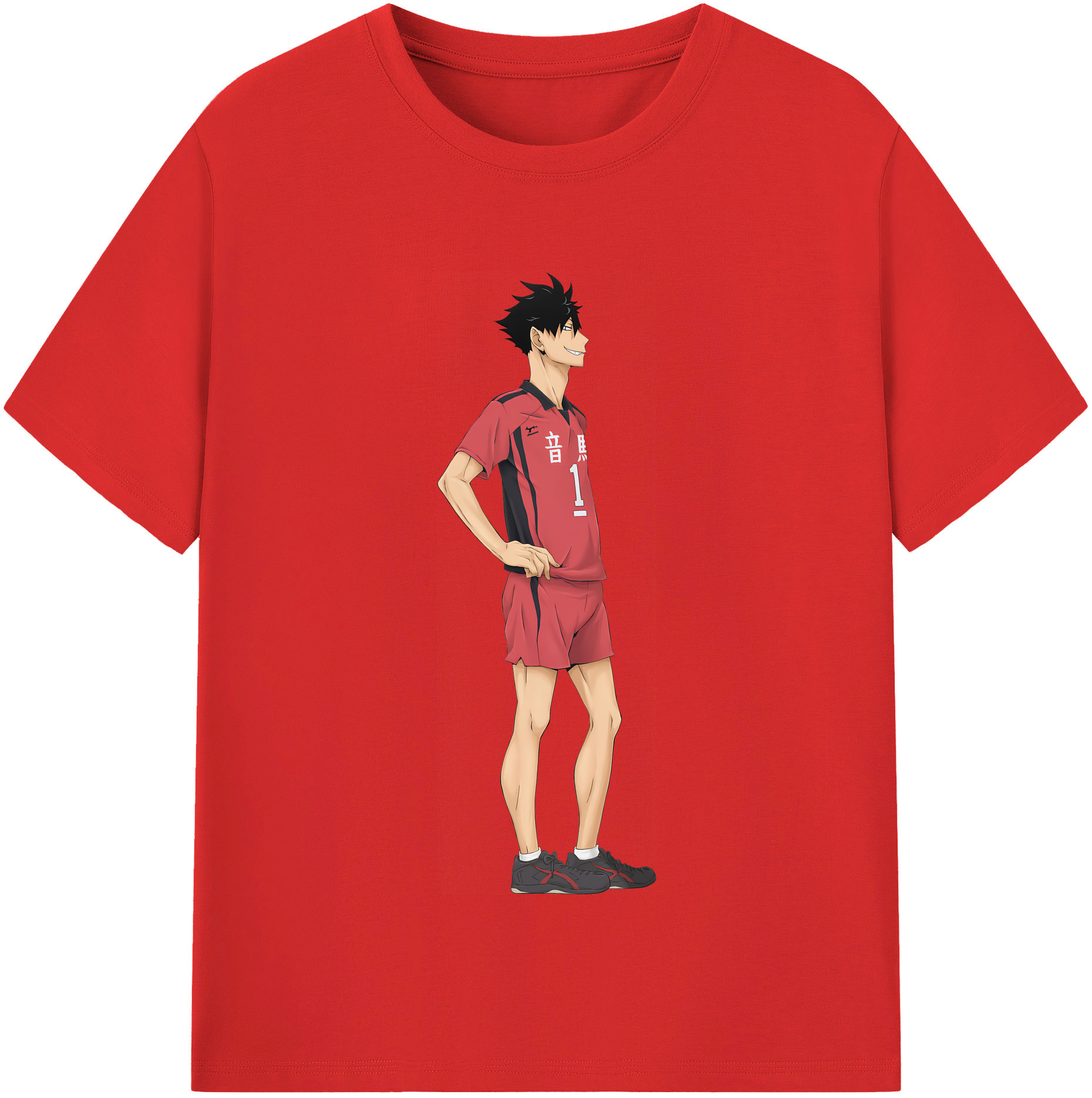 （画像用） ハイキュー!! Haikyu!! 綿100％半袖Tシャツ（フロントプリント）