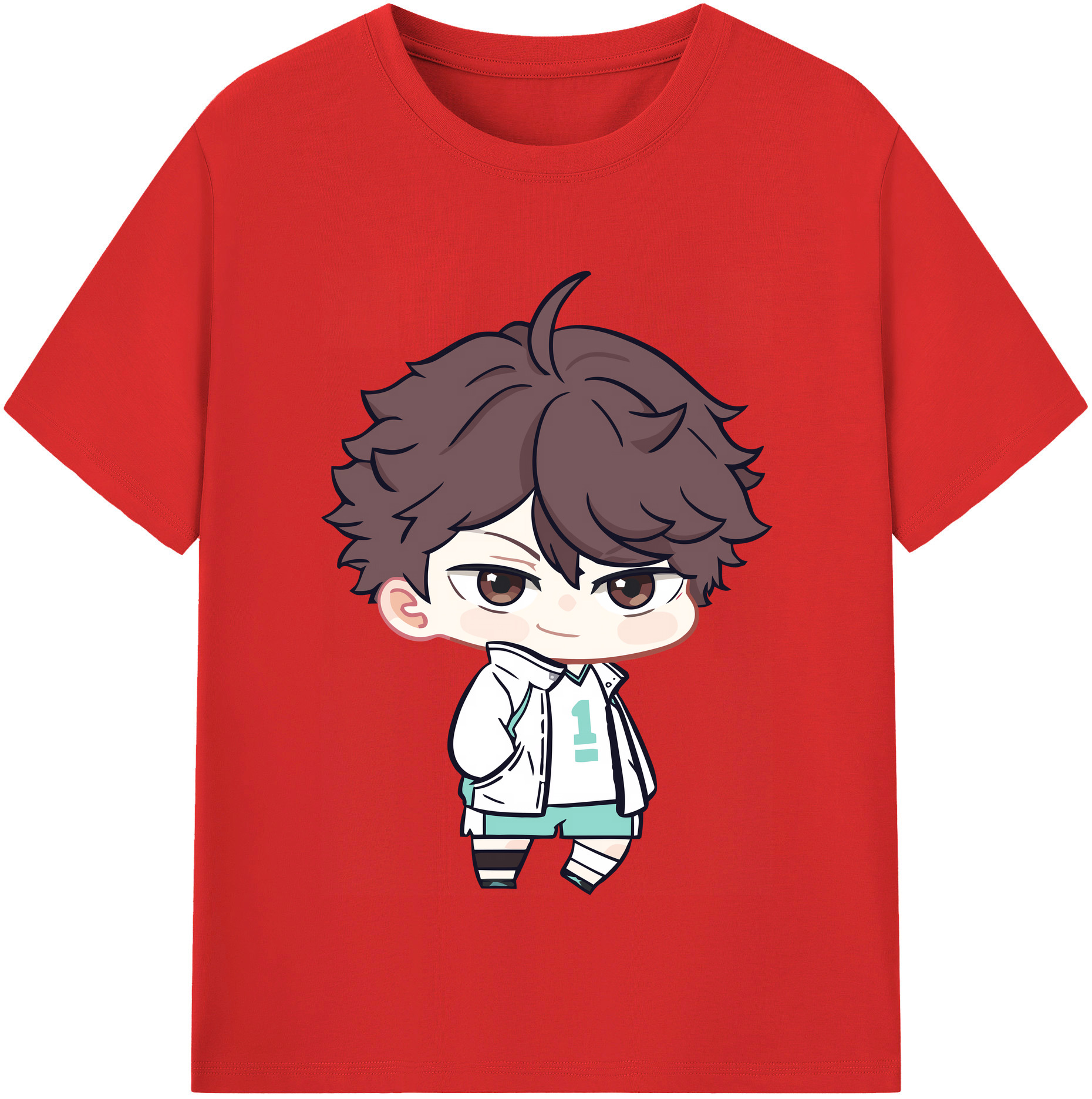 （画像用） ハイキュー!! Haikyu!! 綿100％半袖Tシャツ（フロントプリント）