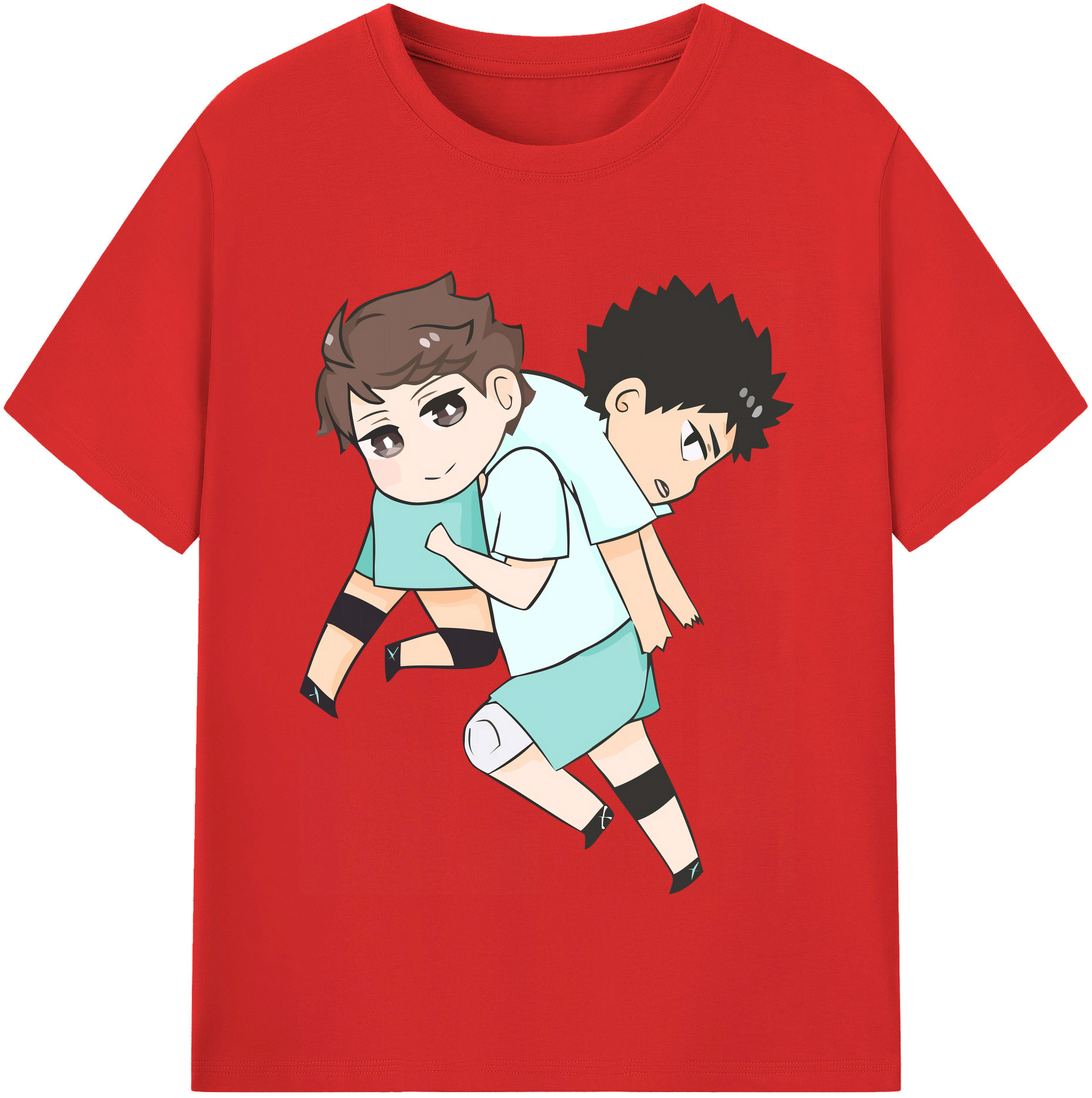 （画像用） ハイキュー!! Haikyu!! 綿100％半袖Tシャツ（フロントプリント）