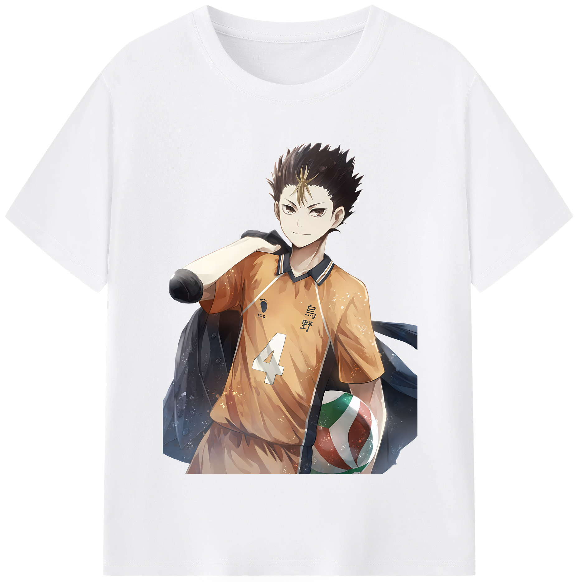 （画像用） ハイキュー!! Haikyu!! 綿100％半袖Tシャツ（フロントプリント）