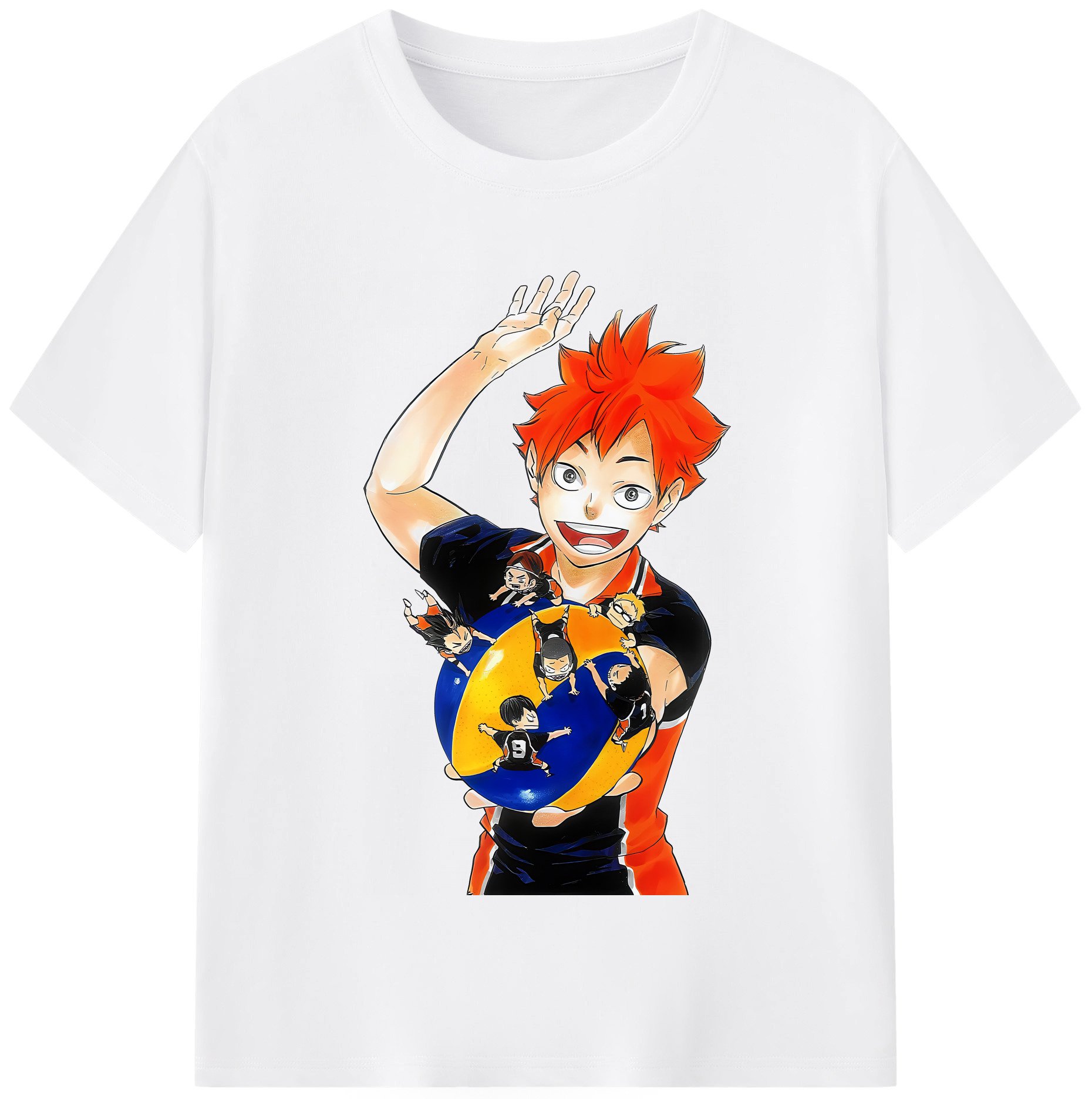 （画像用） ハイキュー!! Haikyu!! 綿100％半袖Tシャツ（フロントプリント）