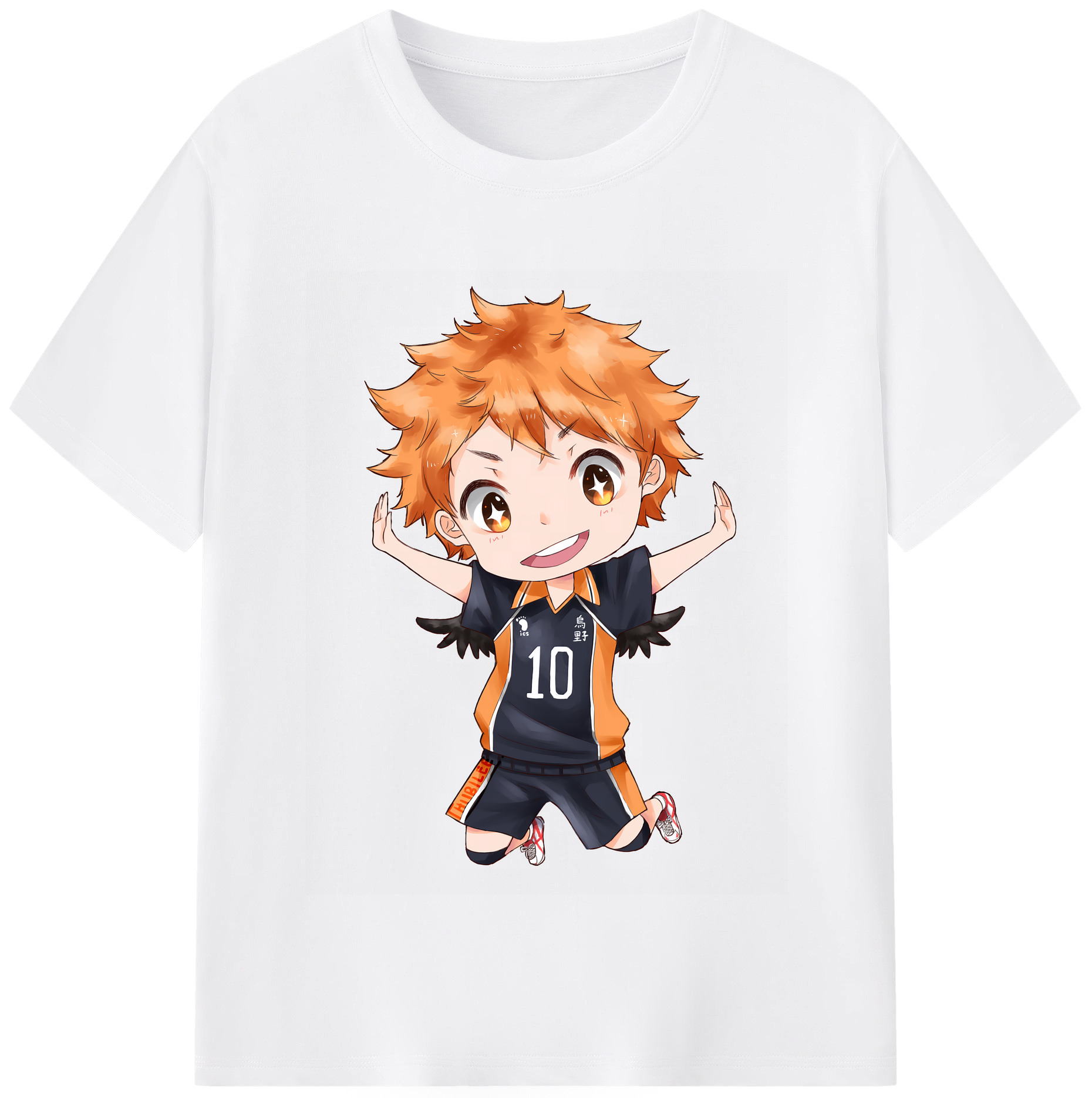 （画像用） ハイキュー!! Haikyu!! 綿100％半袖Tシャツ（フロントプリント）