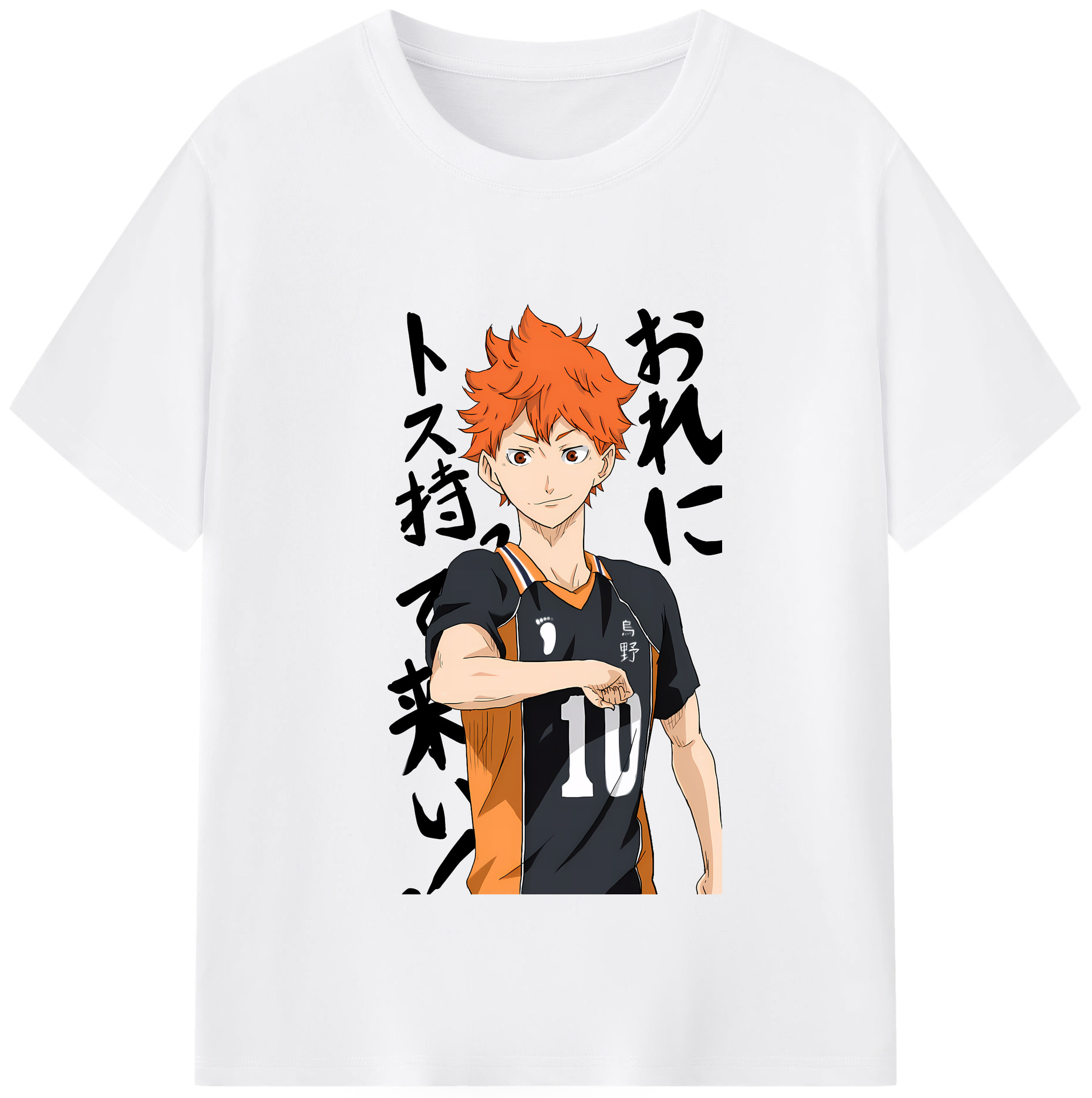 （画像用） ハイキュー!! Haikyu!! 綿100％半袖Tシャツ（フロントプリント）