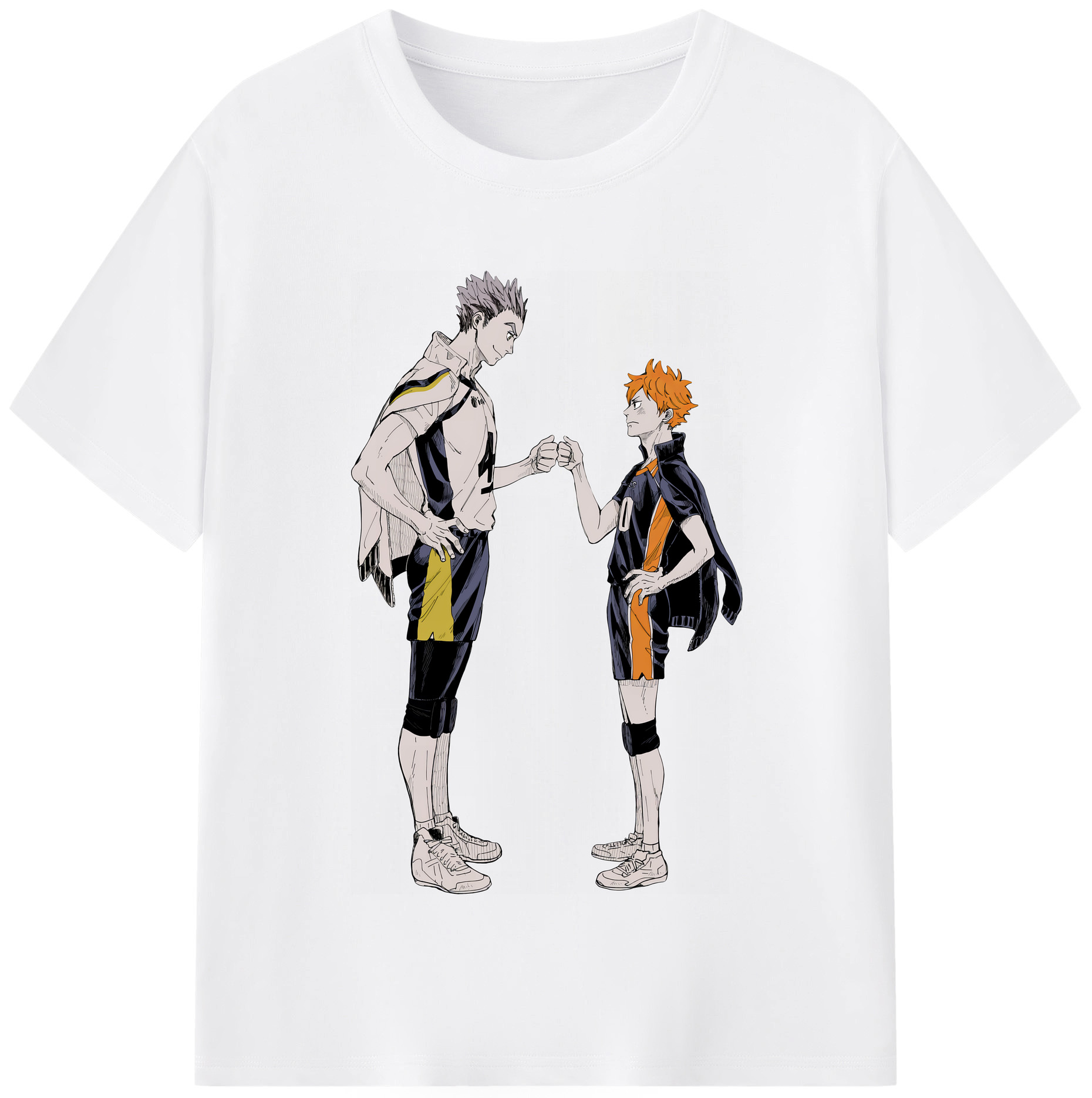 （画像用） ハイキュー!! Haikyu!! 綿100％半袖Tシャツ（フロントプリント）
