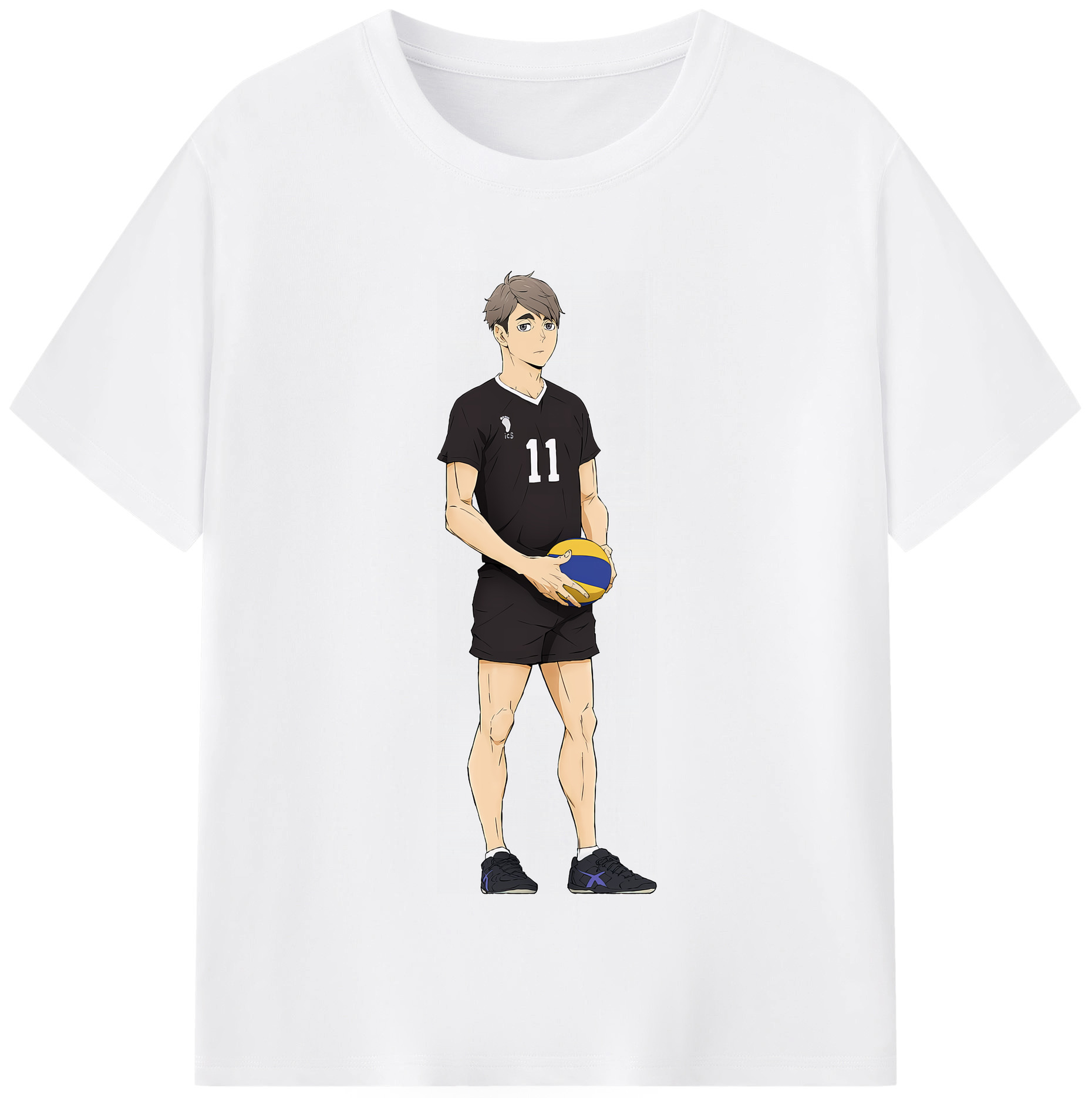 （画像用） ハイキュー!! Haikyu!! 綿100％半袖Tシャツ（フロントプリント）