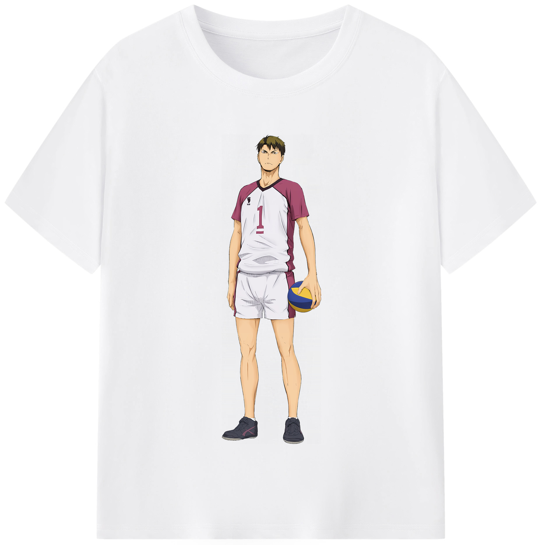 （画像用） ハイキュー!! Haikyu!! 綿100％半袖Tシャツ（フロントプリント）