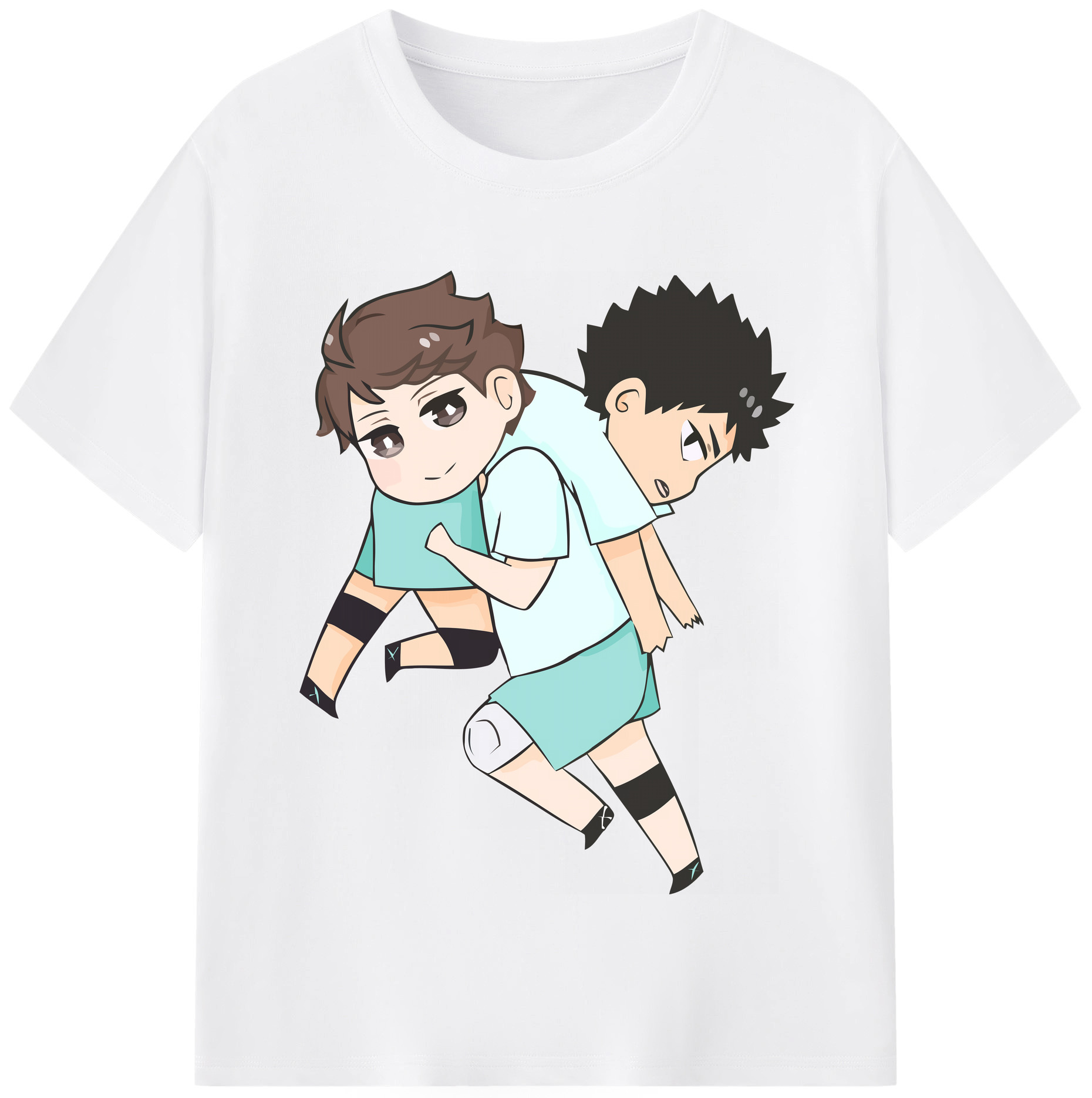 （画像用） ハイキュー!! Haikyu!! 綿100％半袖Tシャツ（フロントプリント）