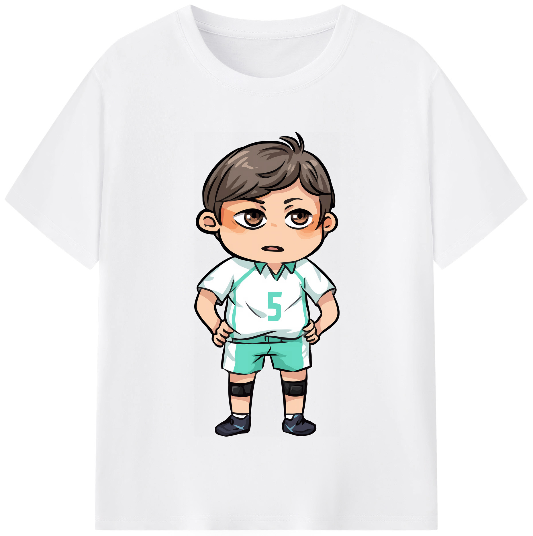（画像用） ハイキュー!! Haikyu!! 綿100％半袖Tシャツ（フロントプリント）