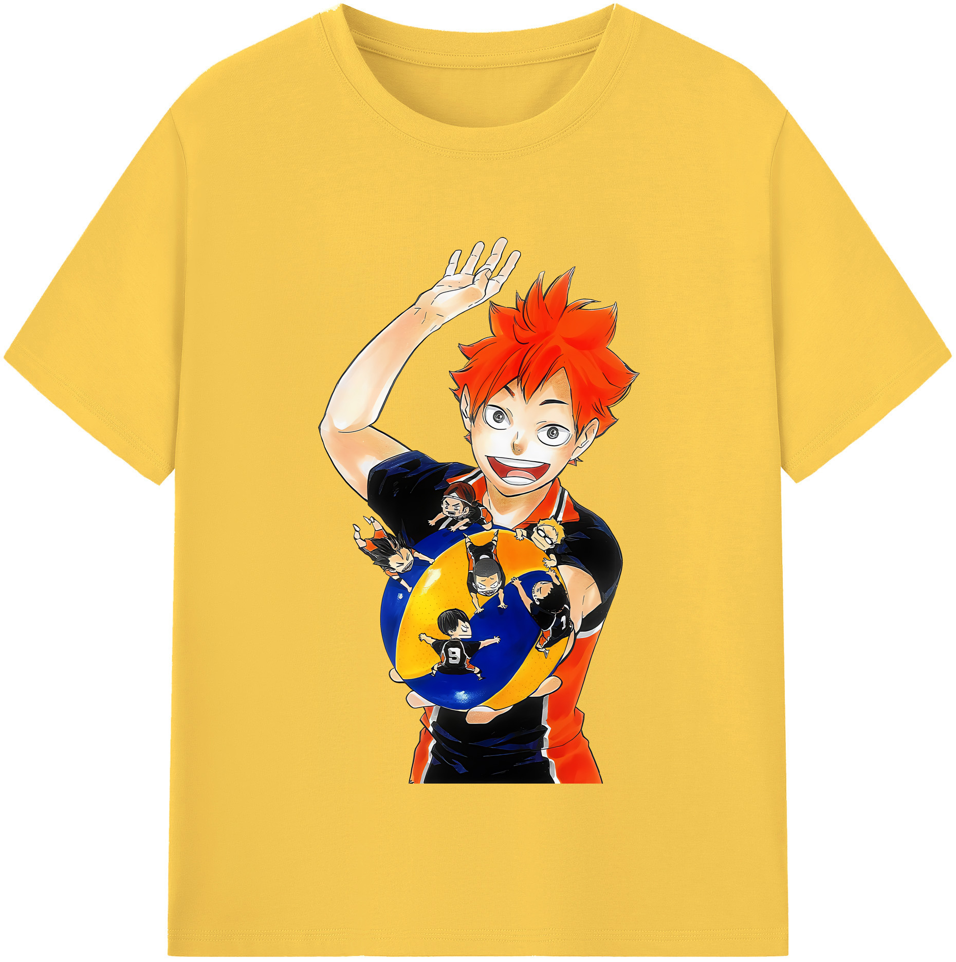 （画像用） ハイキュー!! Haikyu!! 綿100％半袖Tシャツ（フロントプリント）