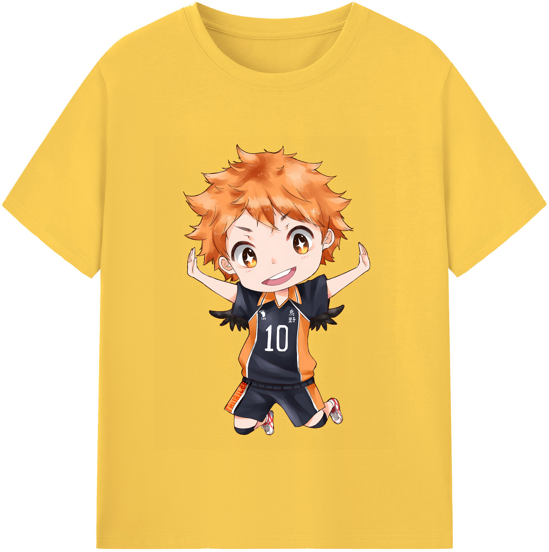 （画像用） ハイキュー!! Haikyu!! 綿100％半袖Tシャツ（フロントプリント）
