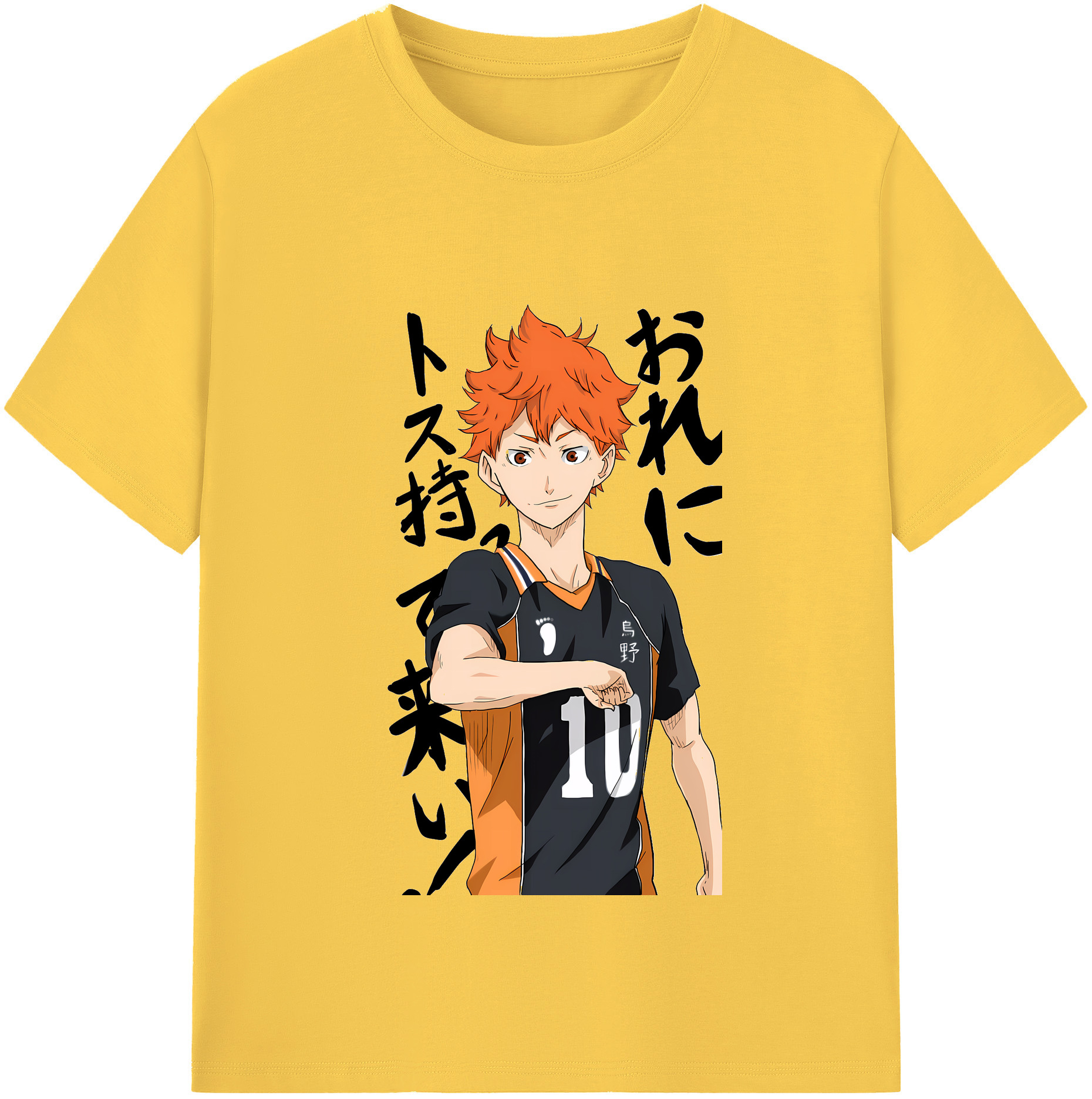 （画像用） ハイキュー!! Haikyu!! 綿100％半袖Tシャツ（フロントプリント）