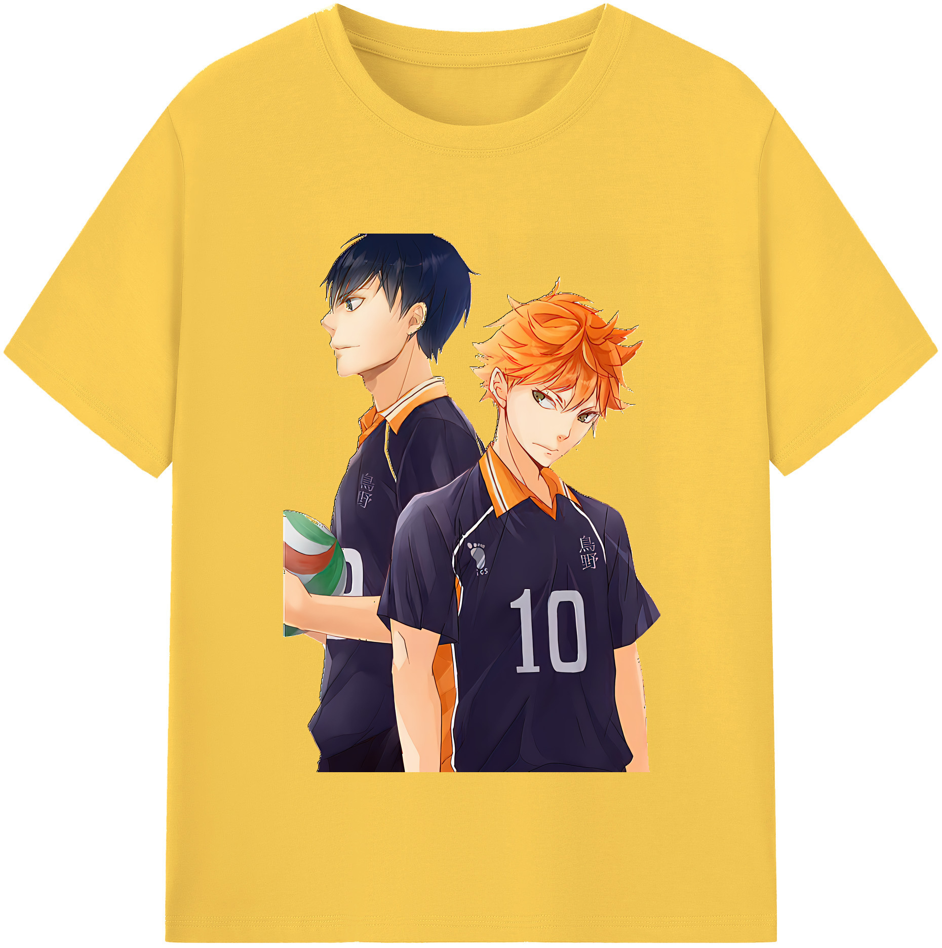 （画像用） ハイキュー!! Haikyu!! 綿100％半袖Tシャツ（フロントプリント）