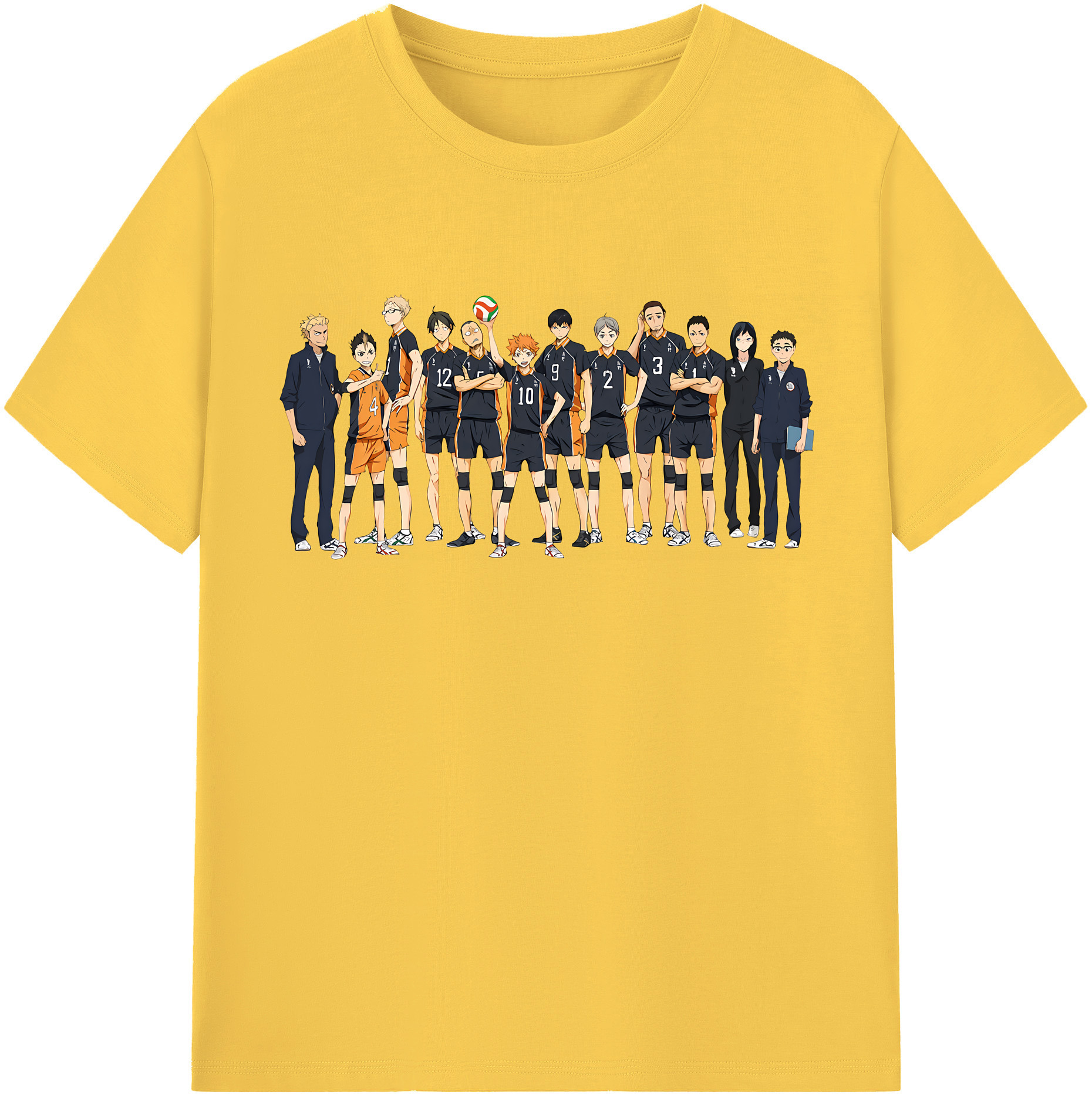 （画像用） ハイキュー!! Haikyu!! 綿100％半袖Tシャツ（フロントプリント）