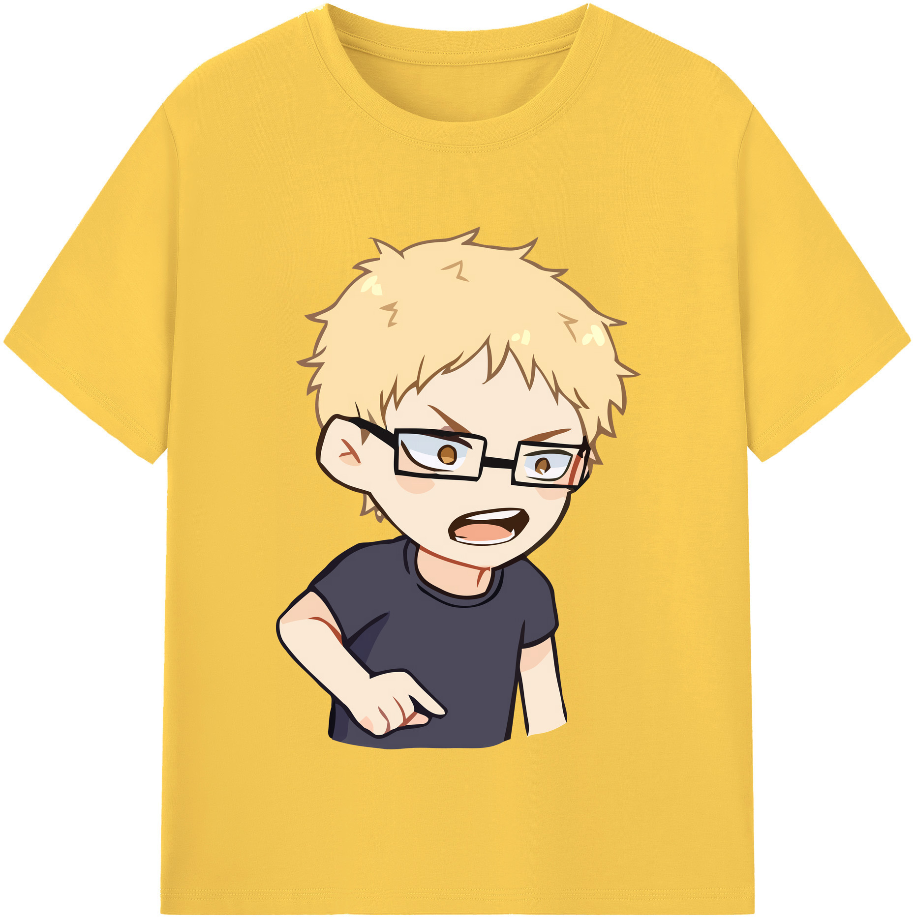 （画像用） ハイキュー!! Haikyu!! 綿100％半袖Tシャツ（フロントプリント）