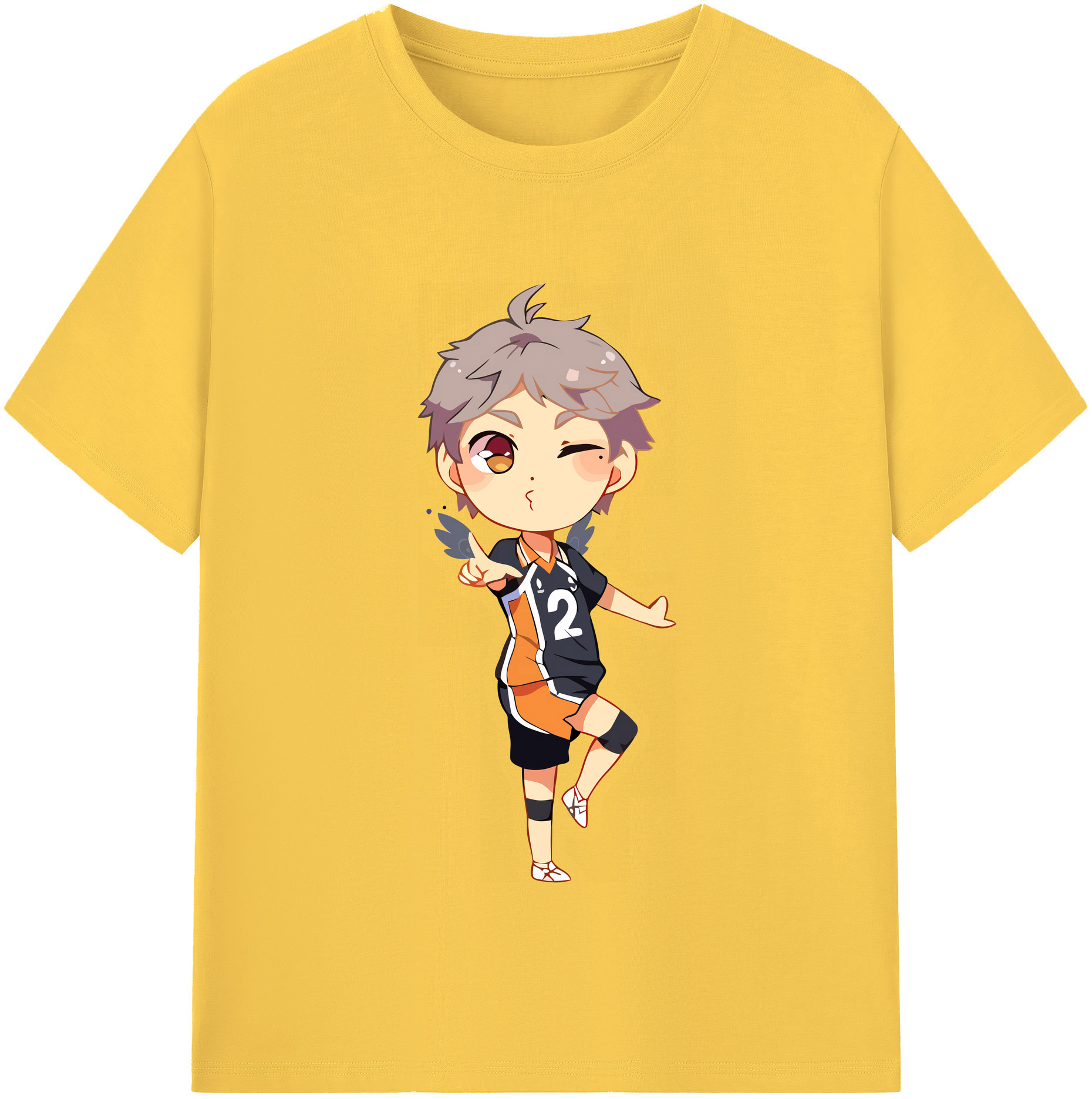（画像用） ハイキュー!! Haikyu!! 綿100％半袖Tシャツ（フロントプリント）