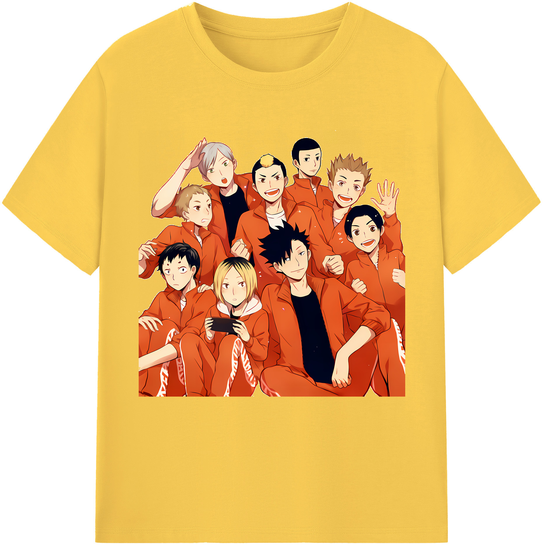 （画像用） ハイキュー!! Haikyu!! 綿100％半袖Tシャツ（フロントプリント）